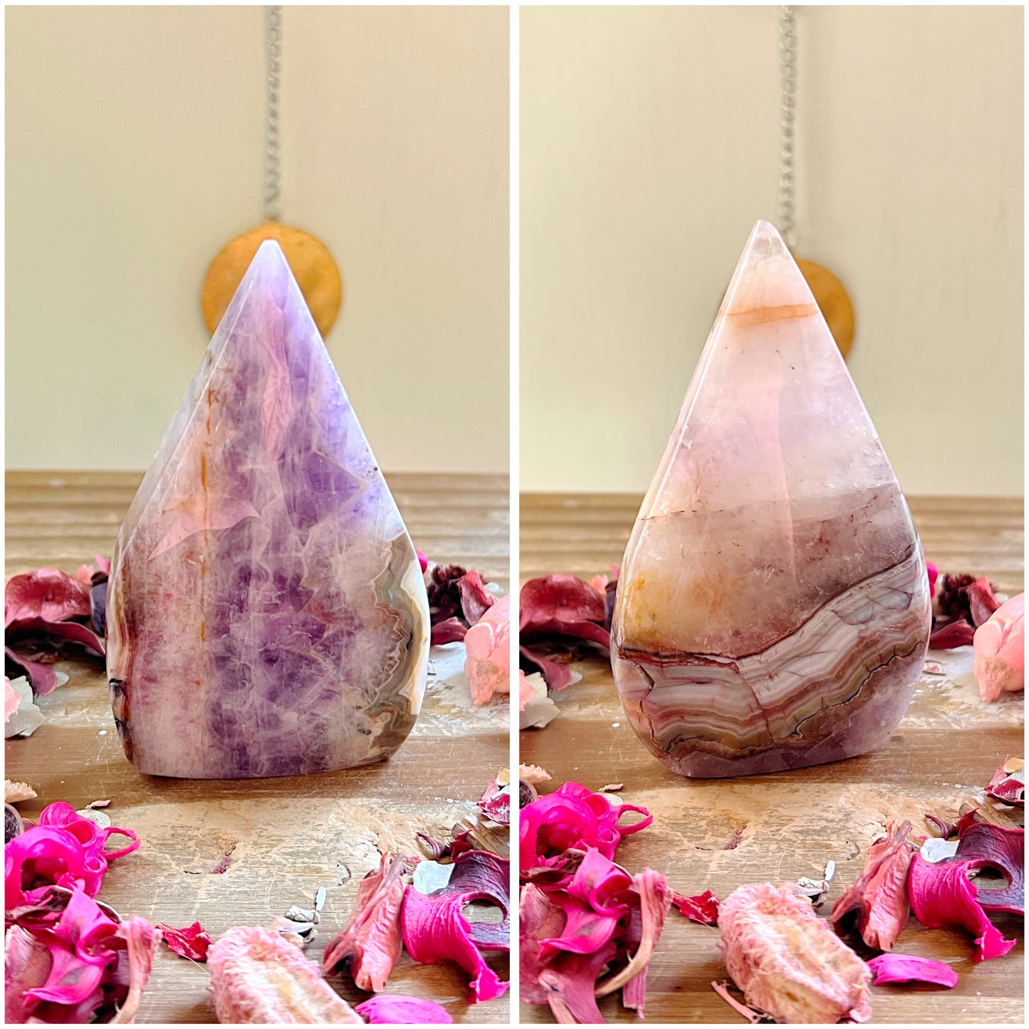 Amethyst X Mexican Lace Agate Freeform’s