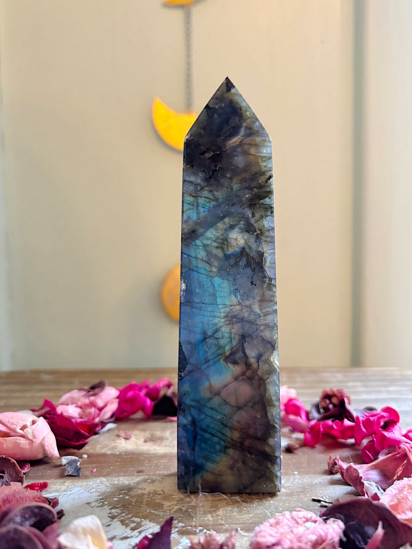 Flashy Labradorite Tower