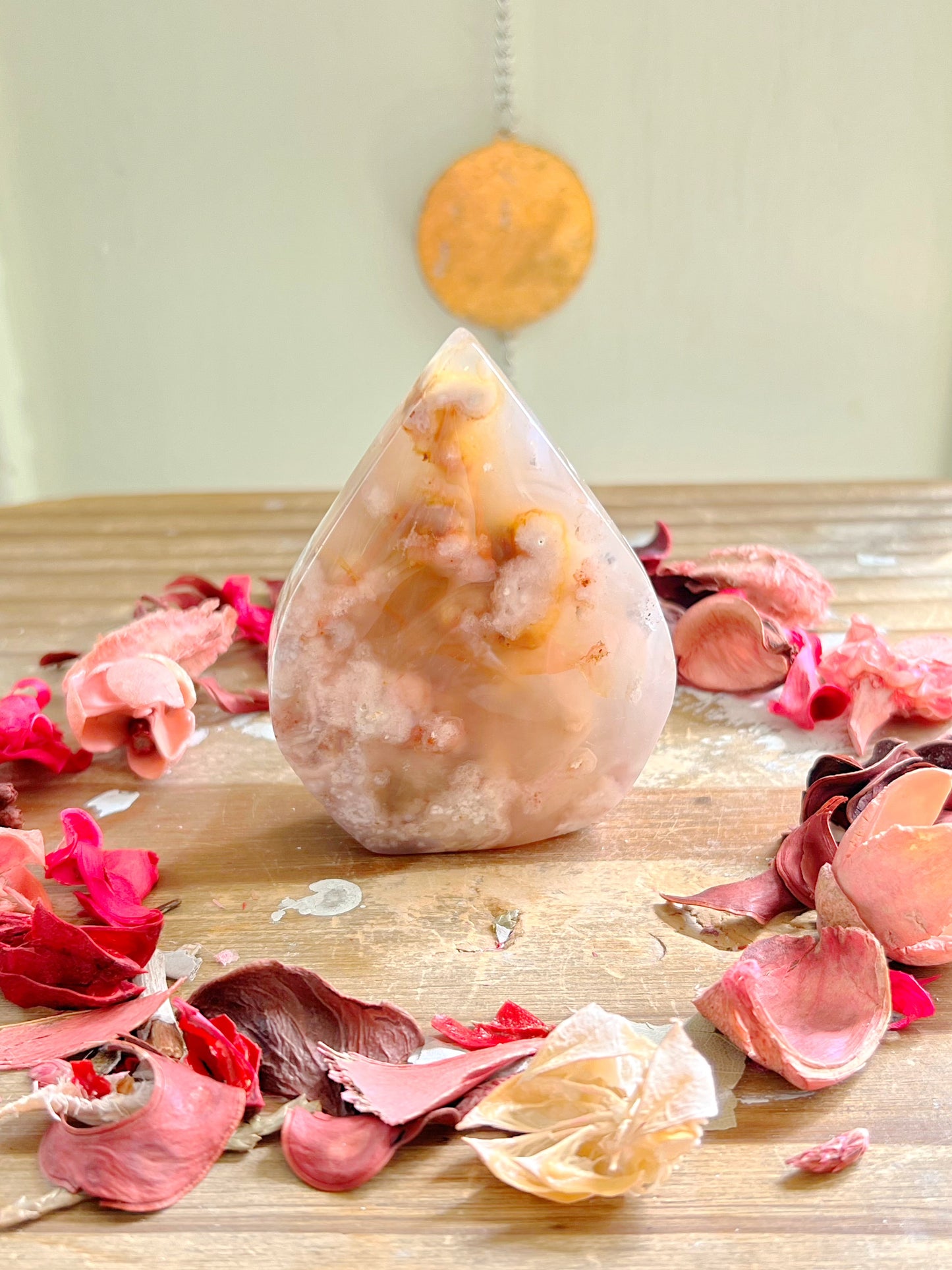 Flower Agate Freeforms