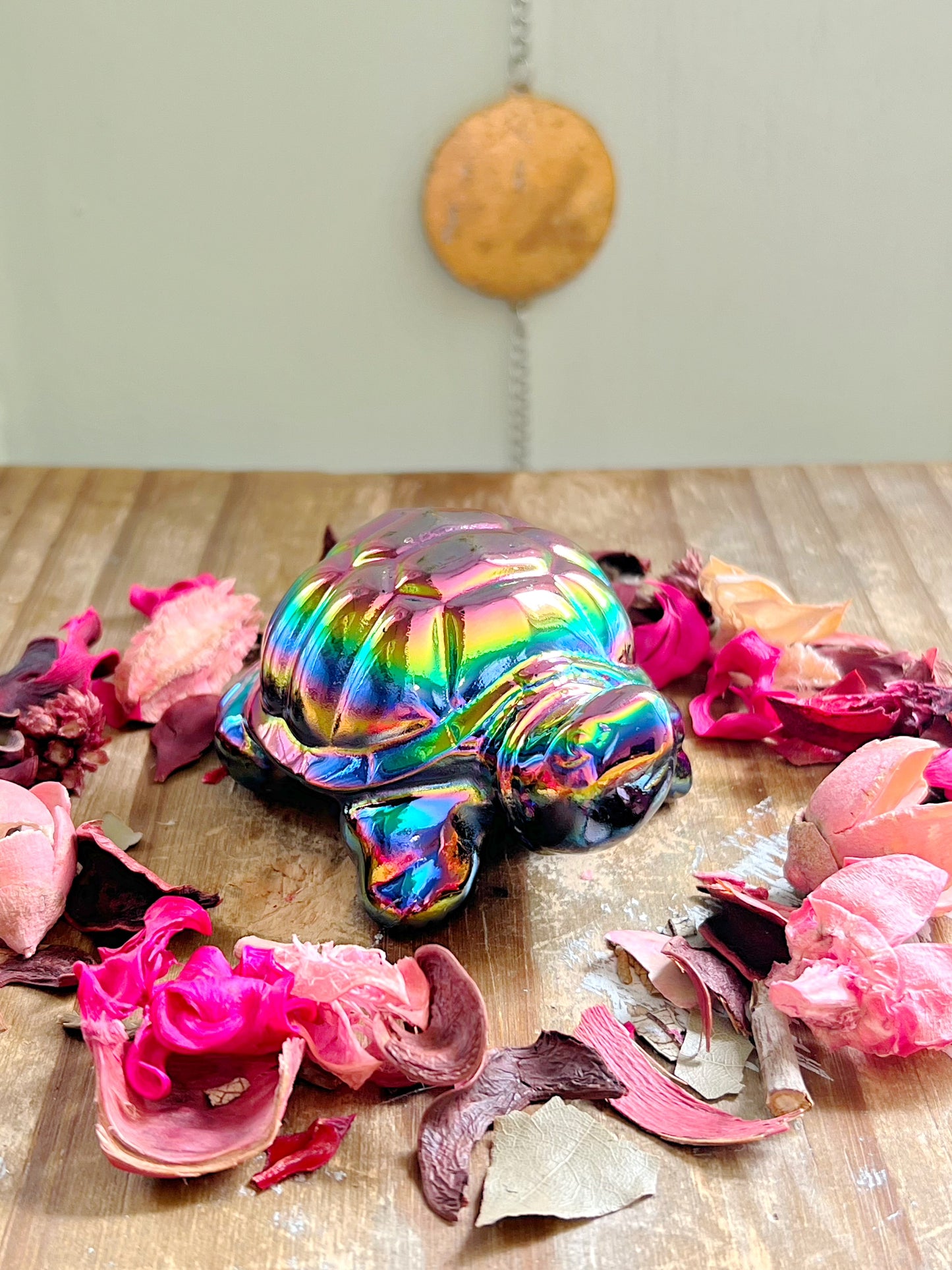 Titanium Aura Obsidian Turtle