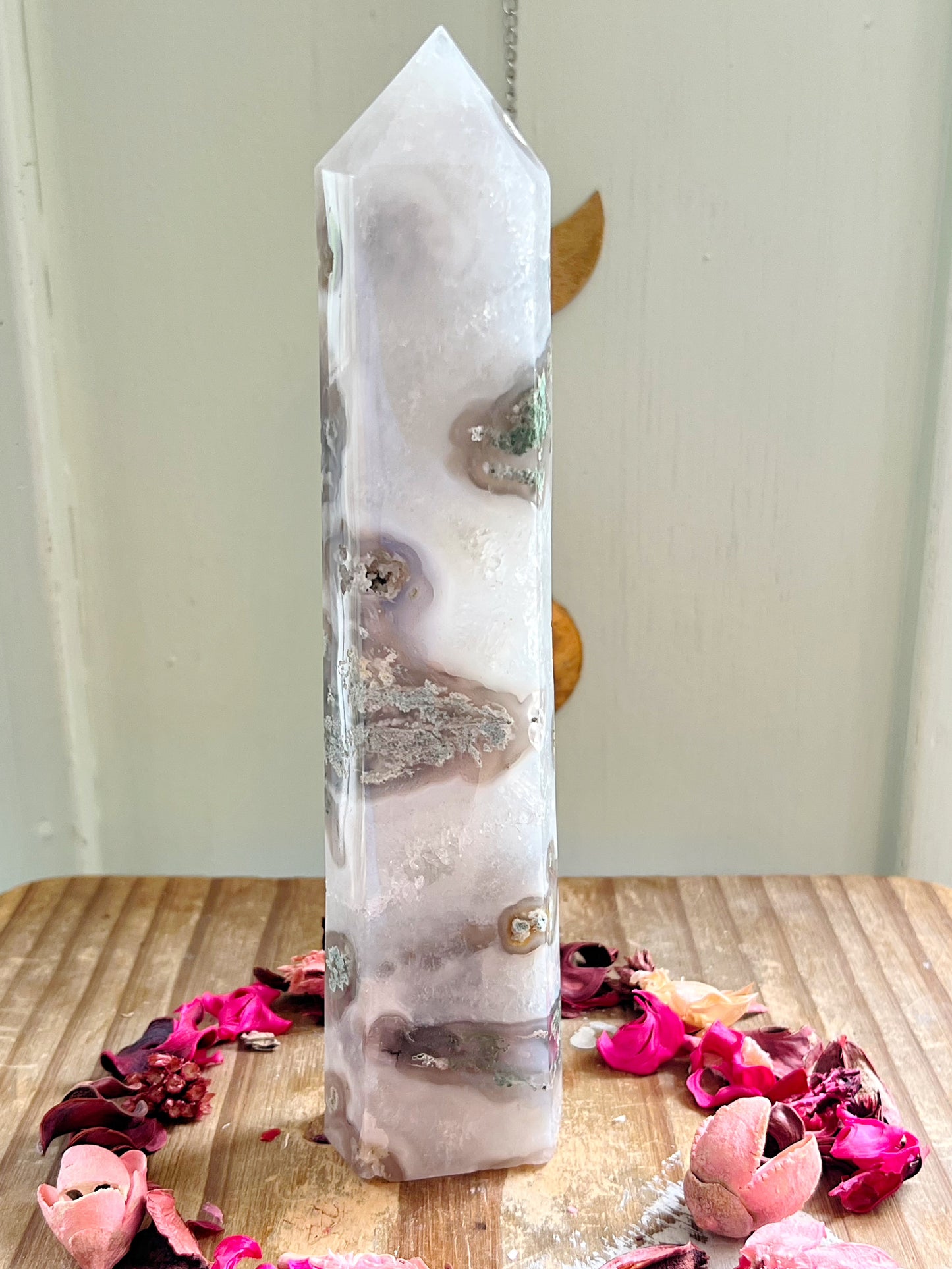 XL Moss Agate Towers