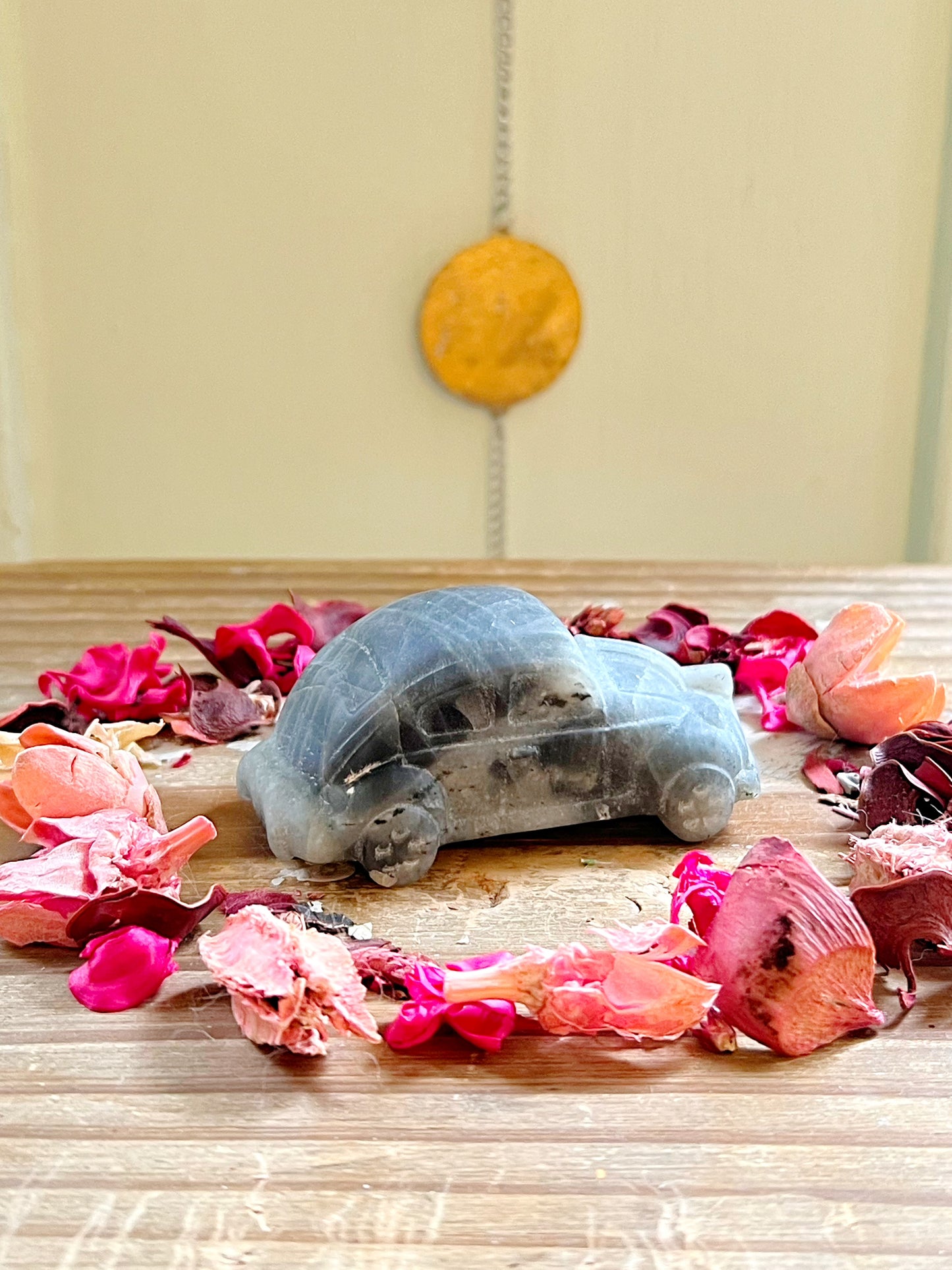 Labradorite Car Carving