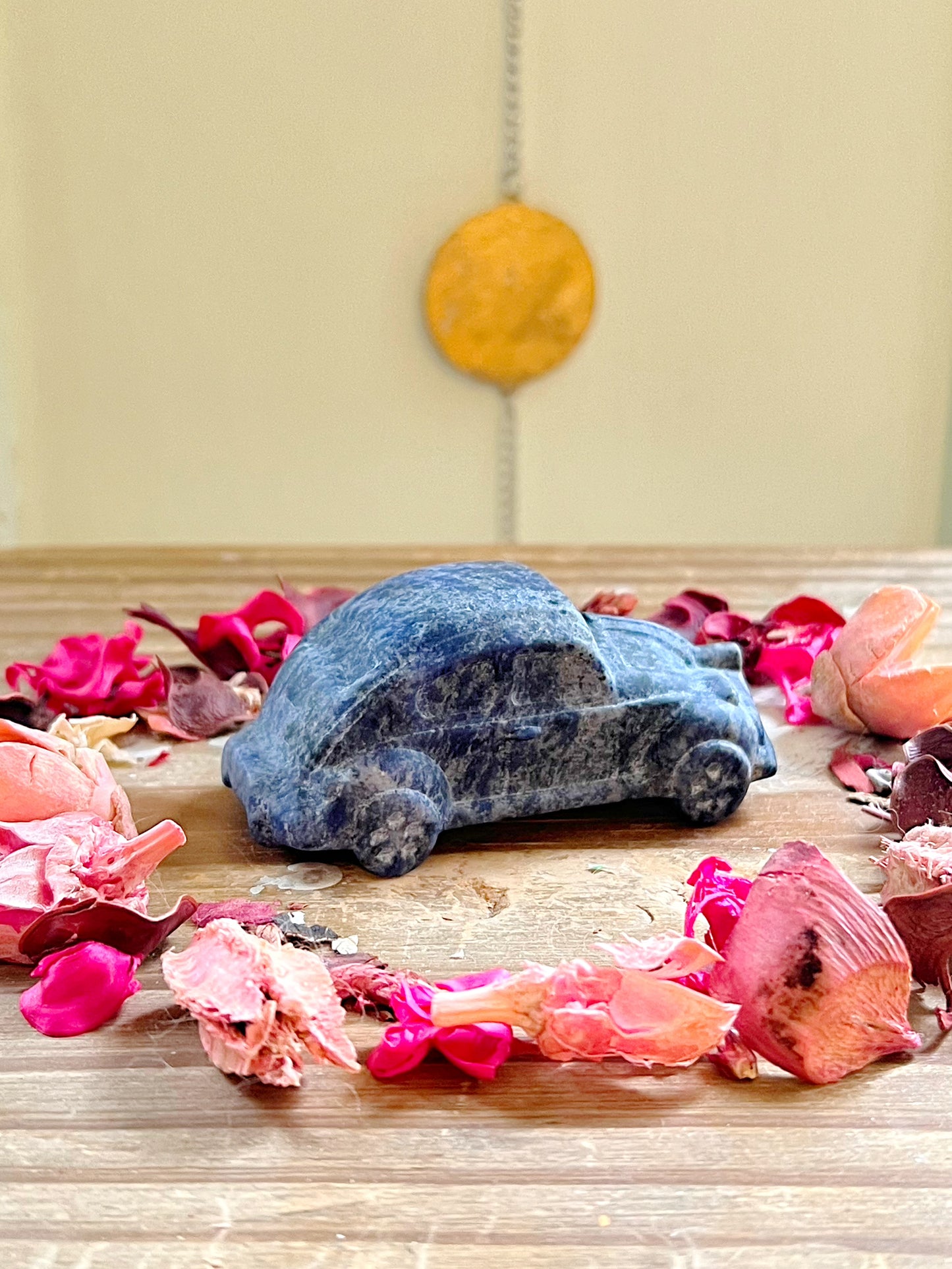 Sodalite Car Carving