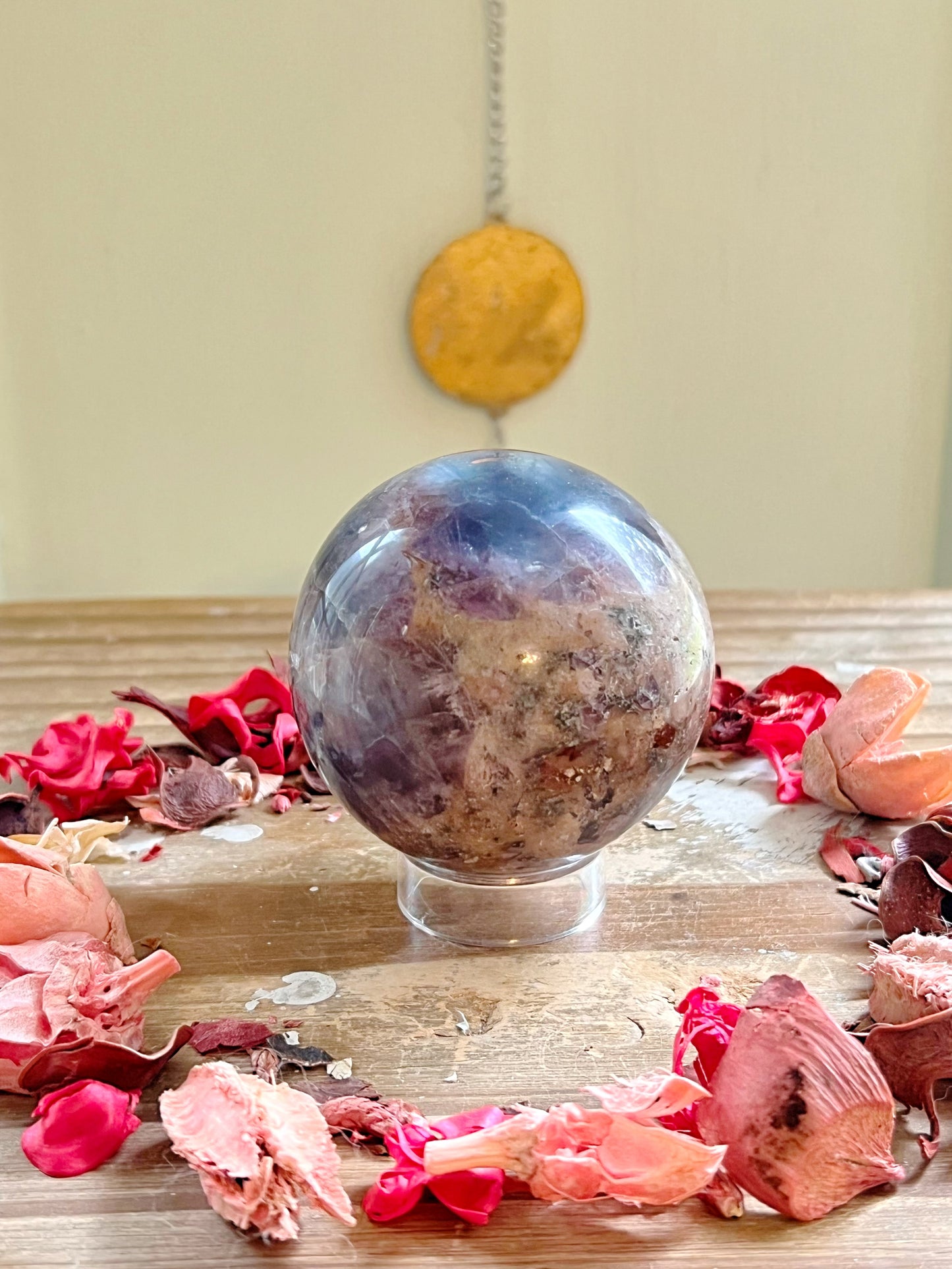 Blue Fluorite Sphere