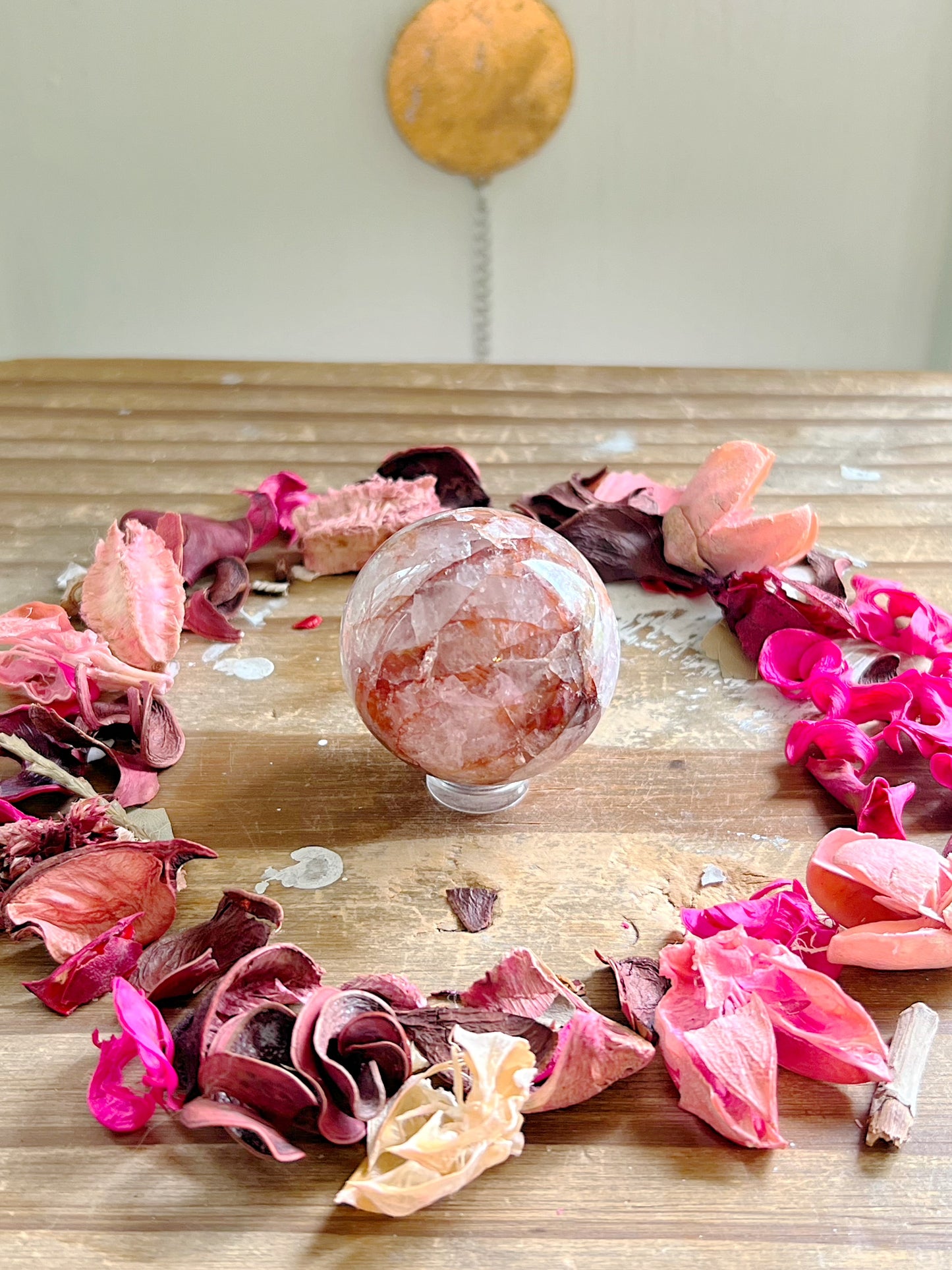 Fire Quartz Spheres