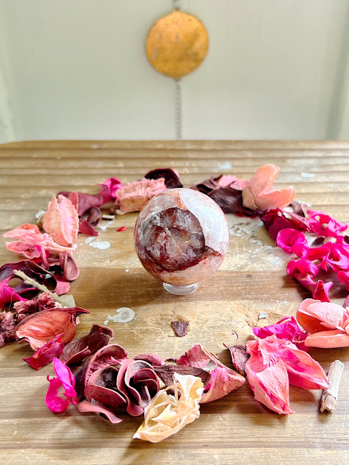 Fire Quartz Spheres