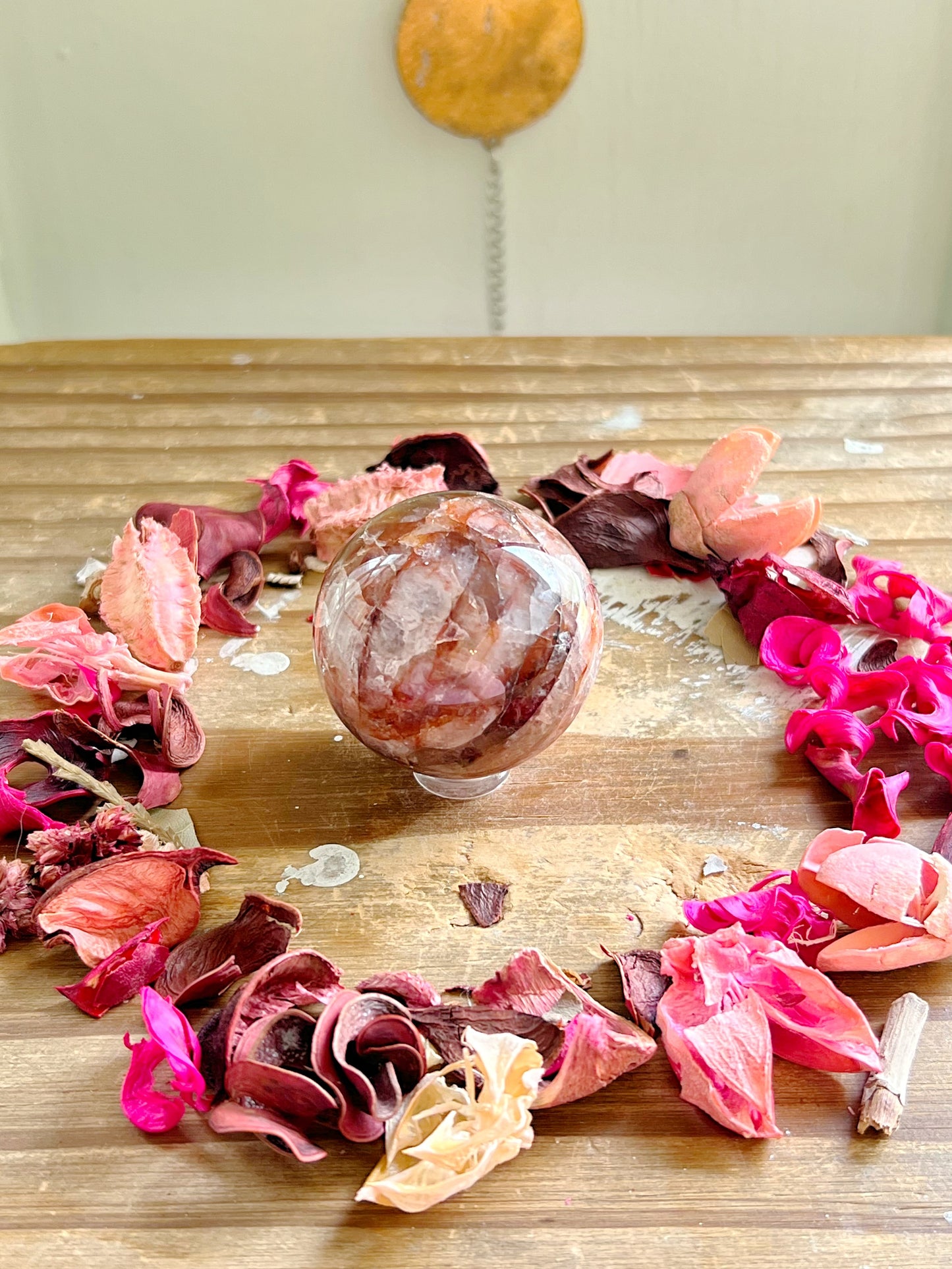 Fire Quartz Spheres