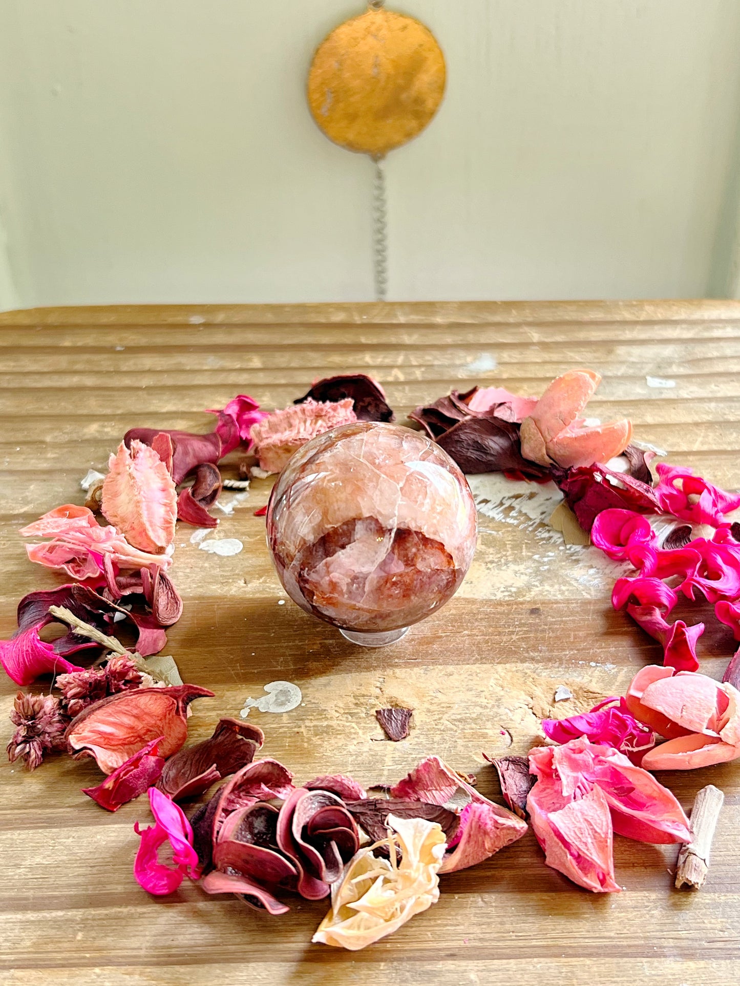 Fire Quartz Spheres