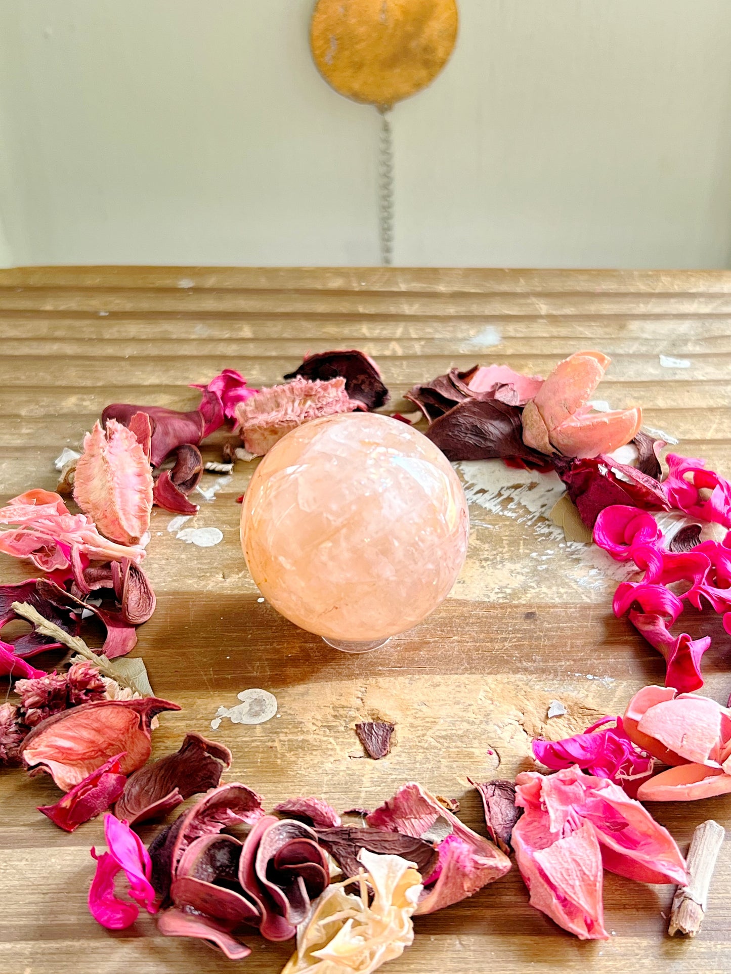 Fire Quartz Spheres