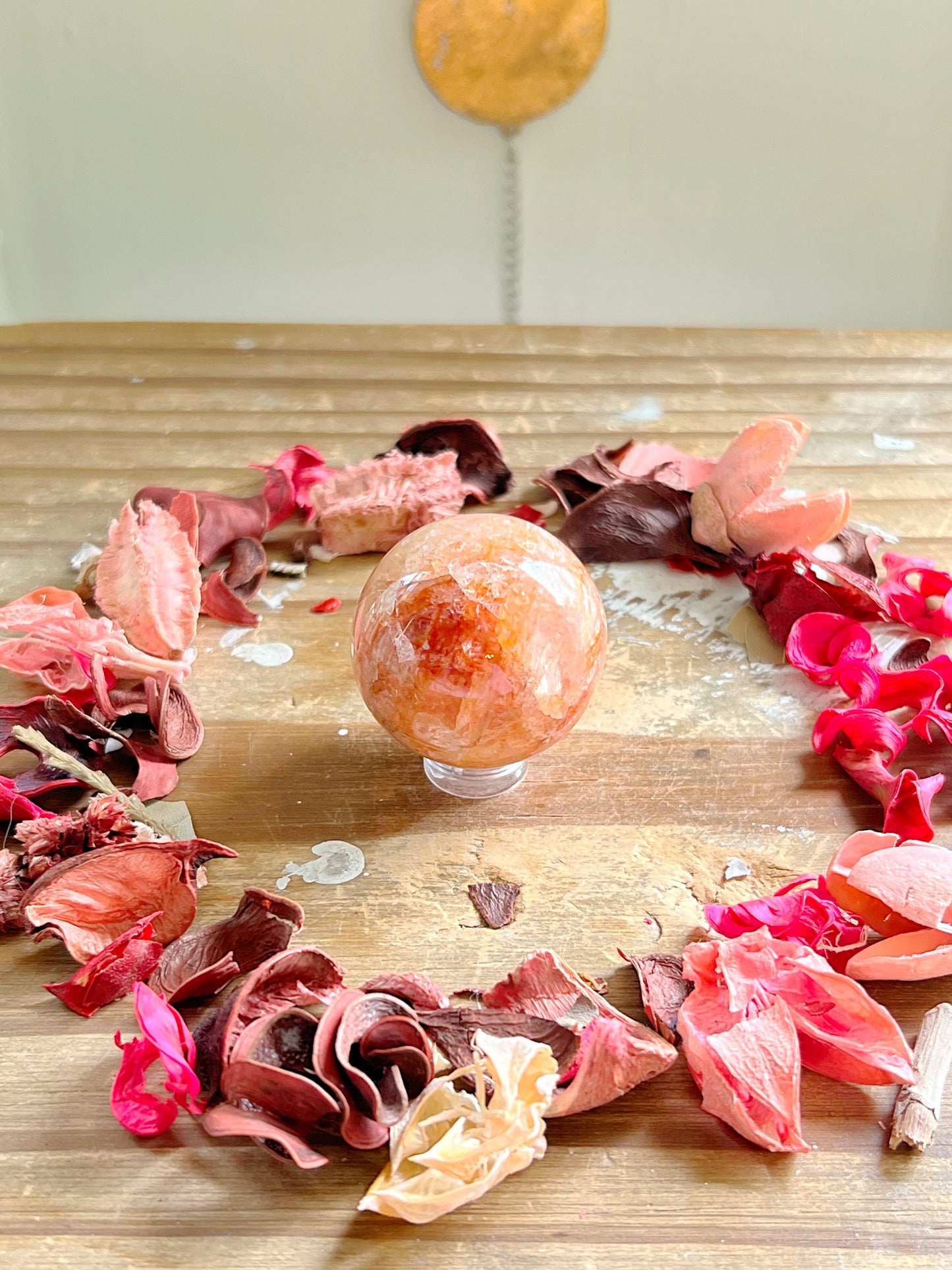 Fire Quartz Spheres