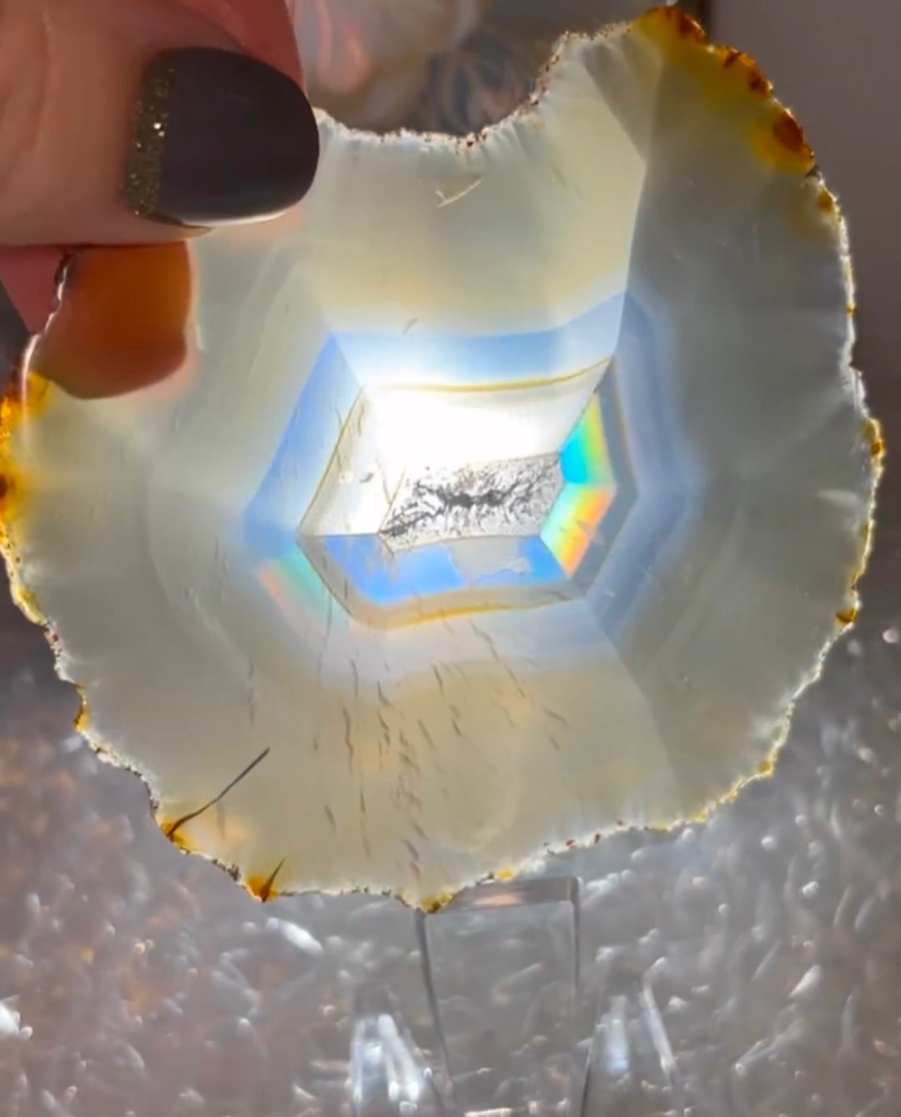 Indonesian Iris Agate Slabs
