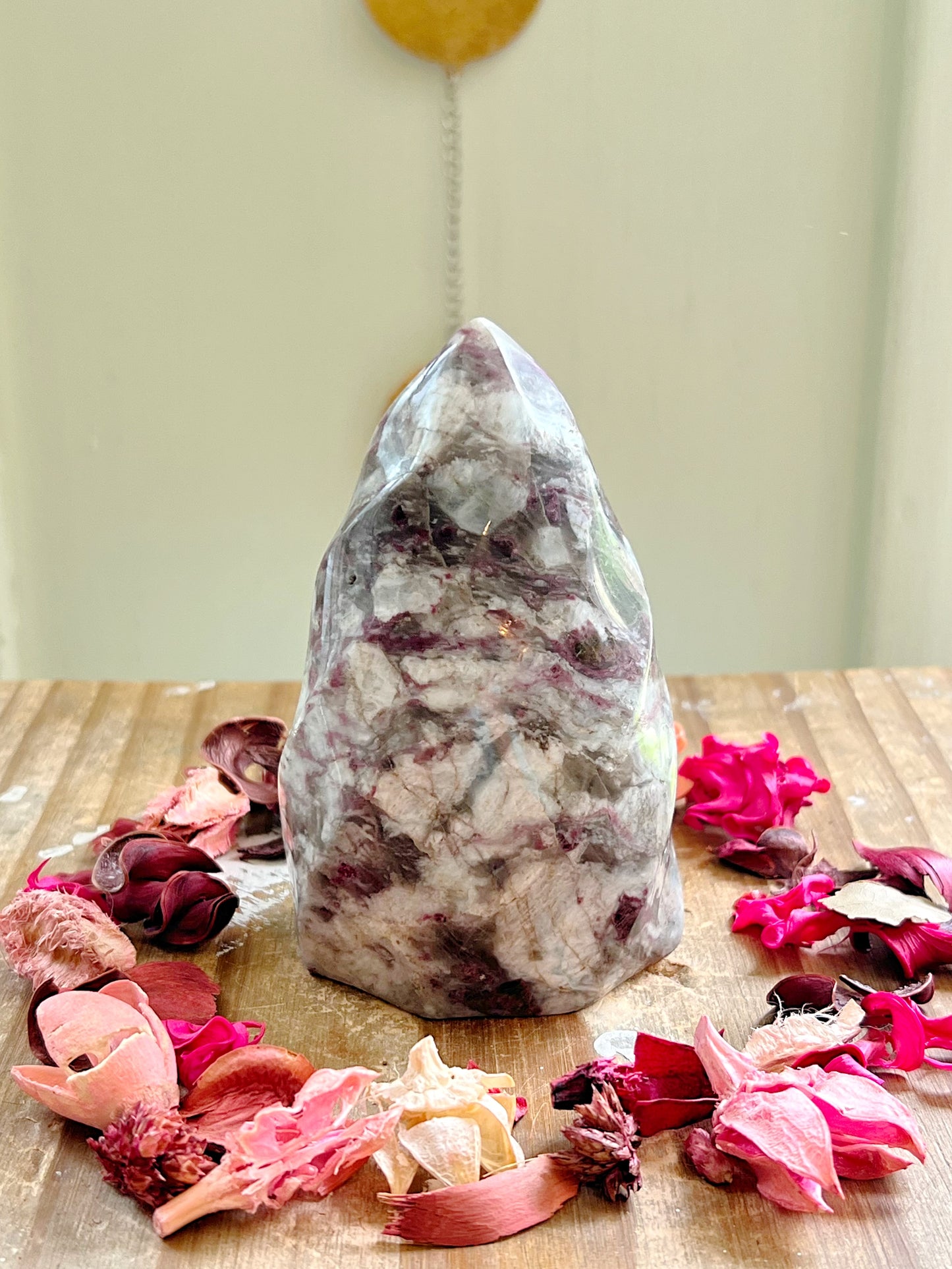 Pink Tourmaline Flame