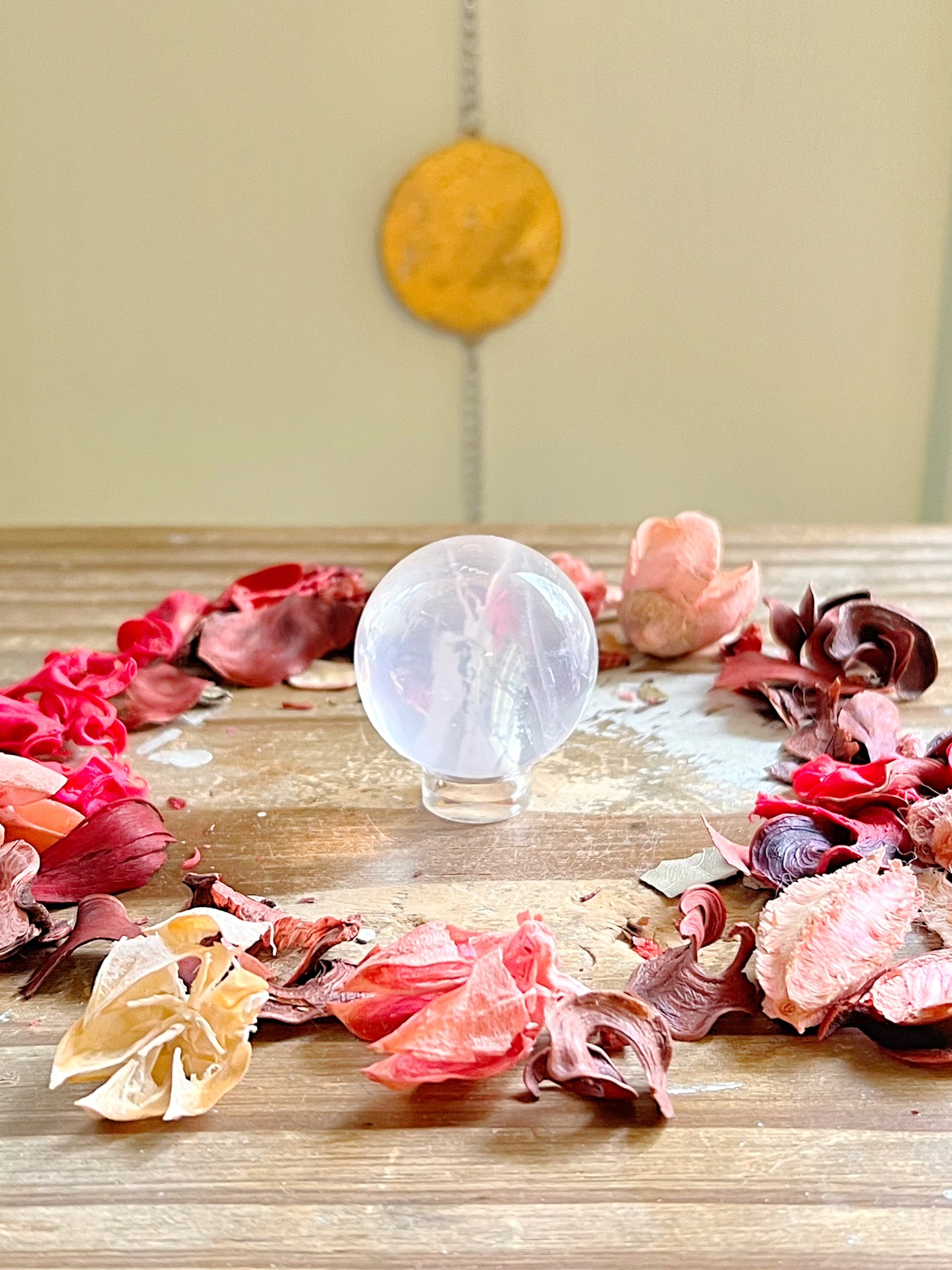 12 Ray Star Girasol Quartz Spheres