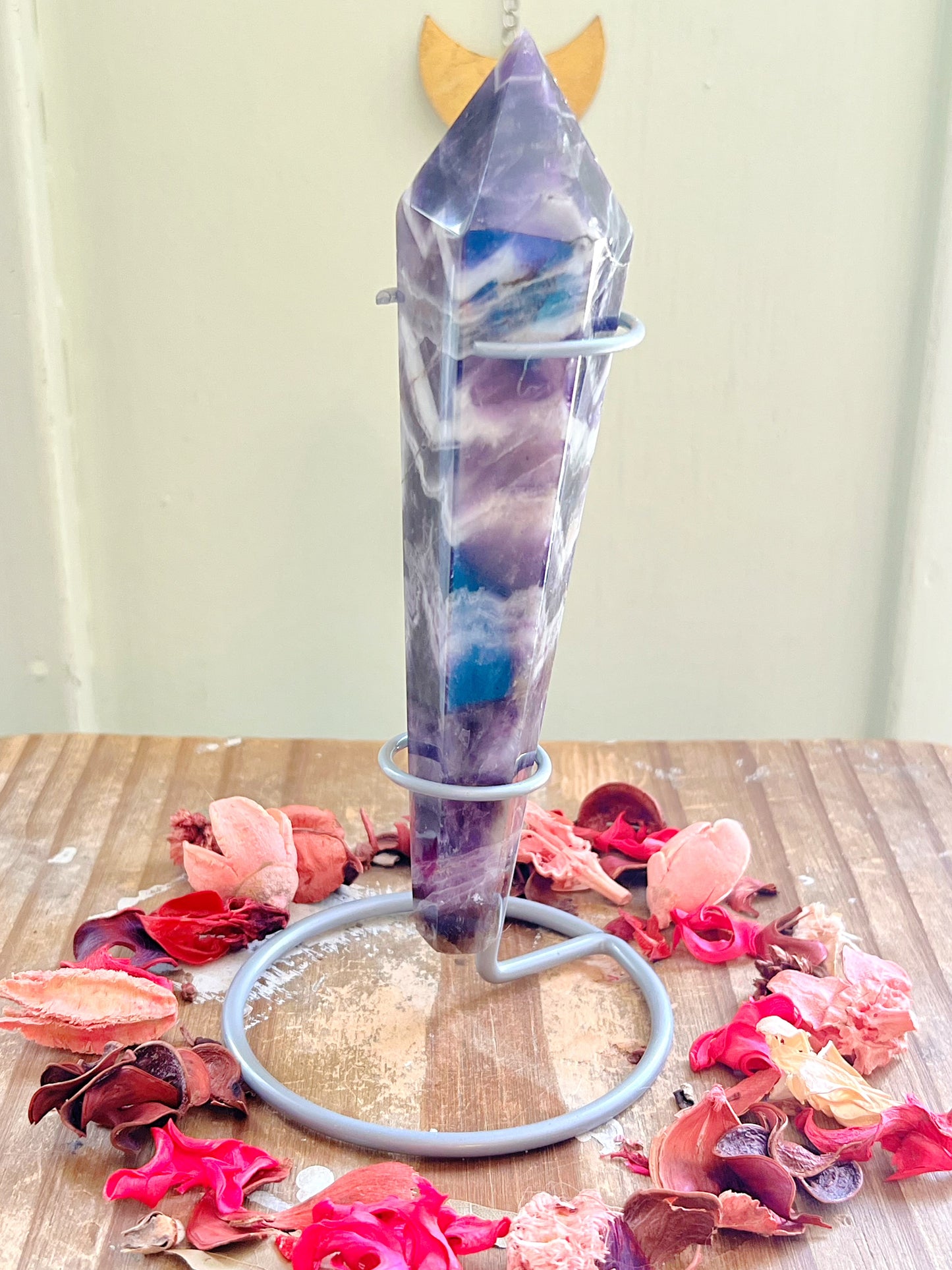 Dream Amethyst Wand On Stand
