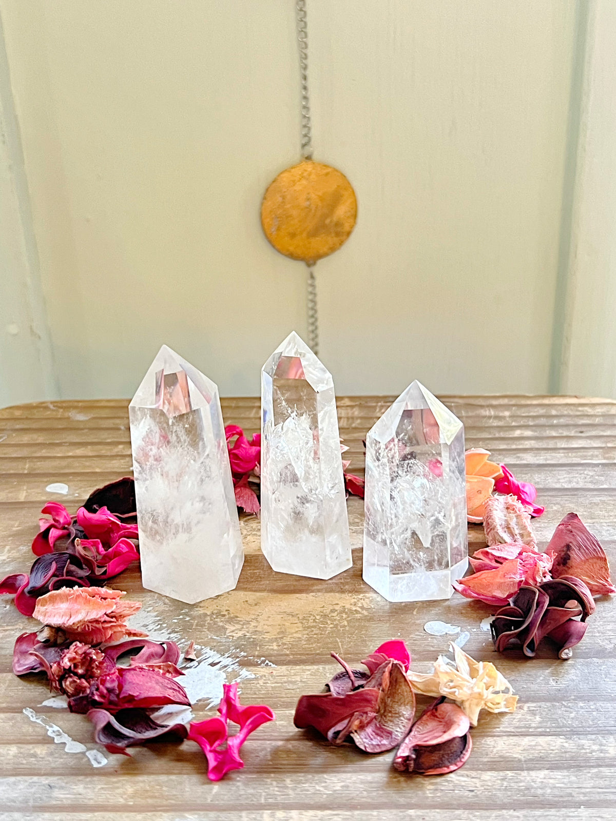 Blue Needle Quartz Towers