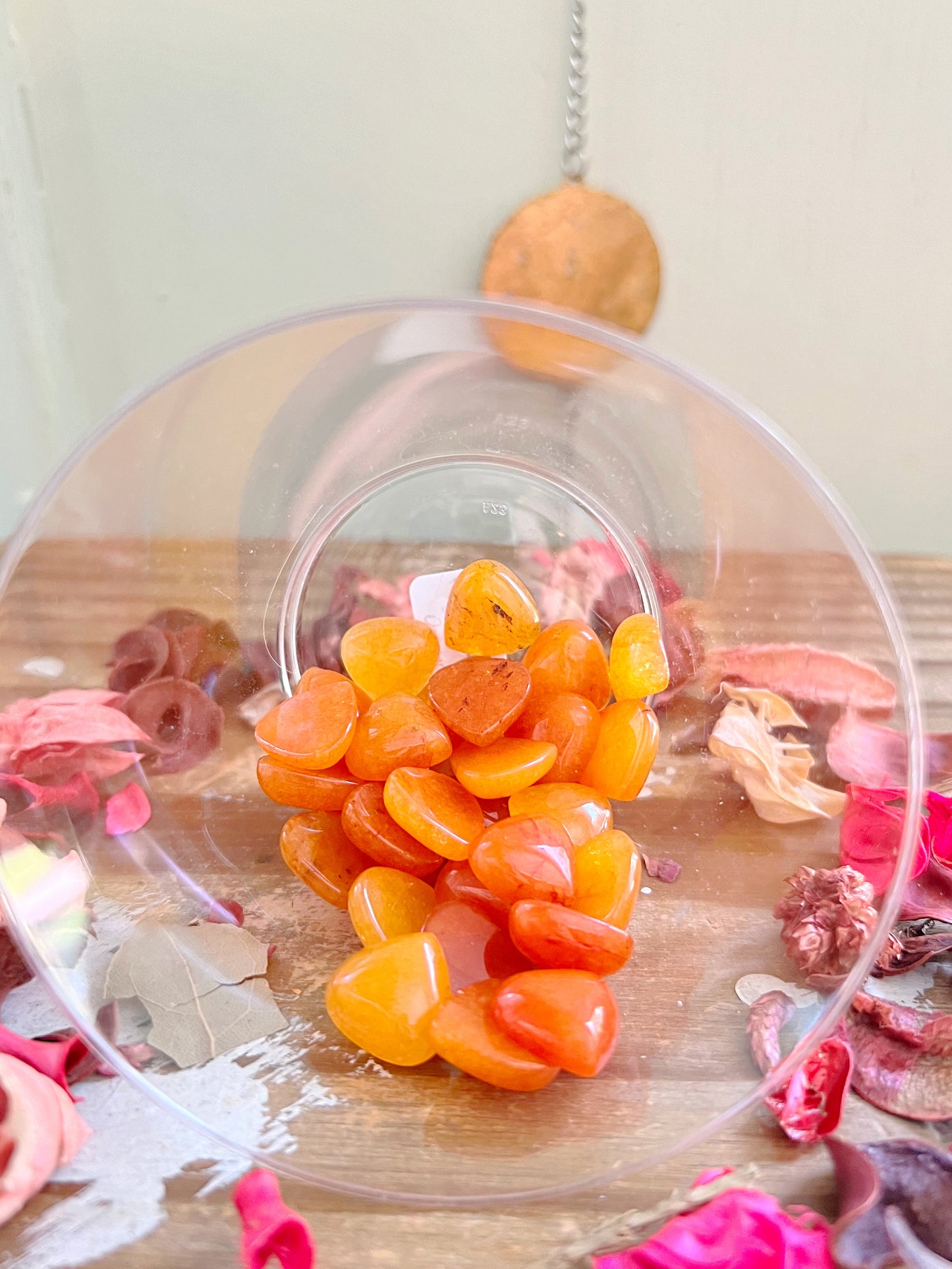Mini Orange Aventurine Tear Drops