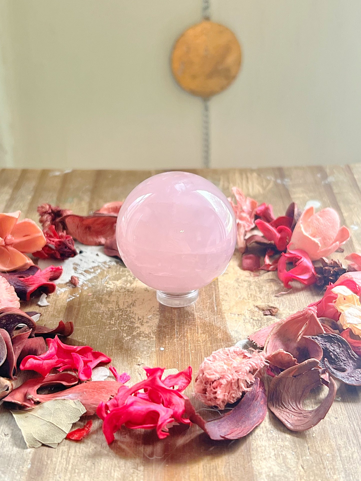 High-quality Star Rose Quartz Spheres