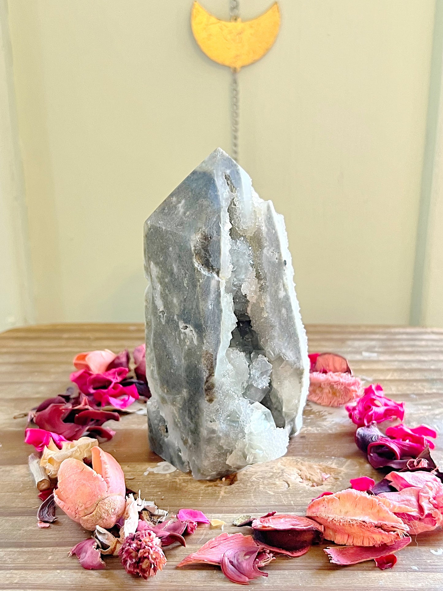 Green Cubic Fluorite Towers