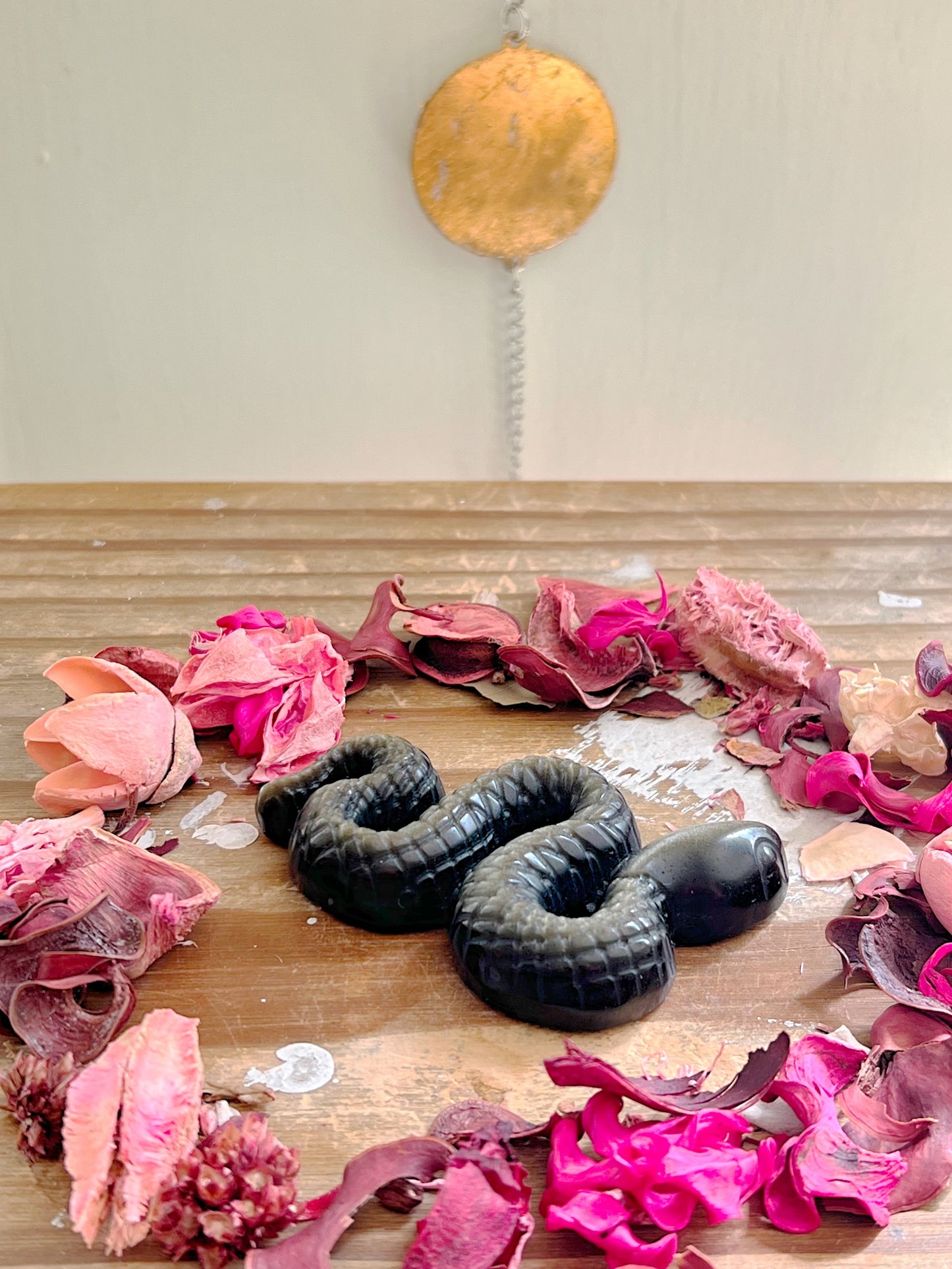 Gold Sheen Obsidian Snake