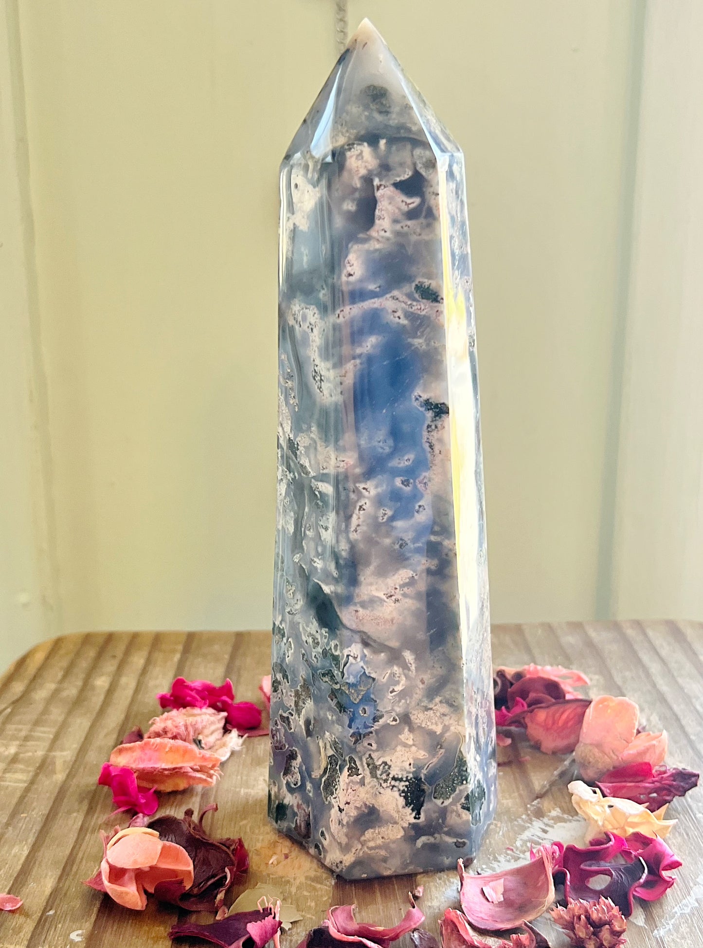 XL Stormy Ocean Jasper Tower