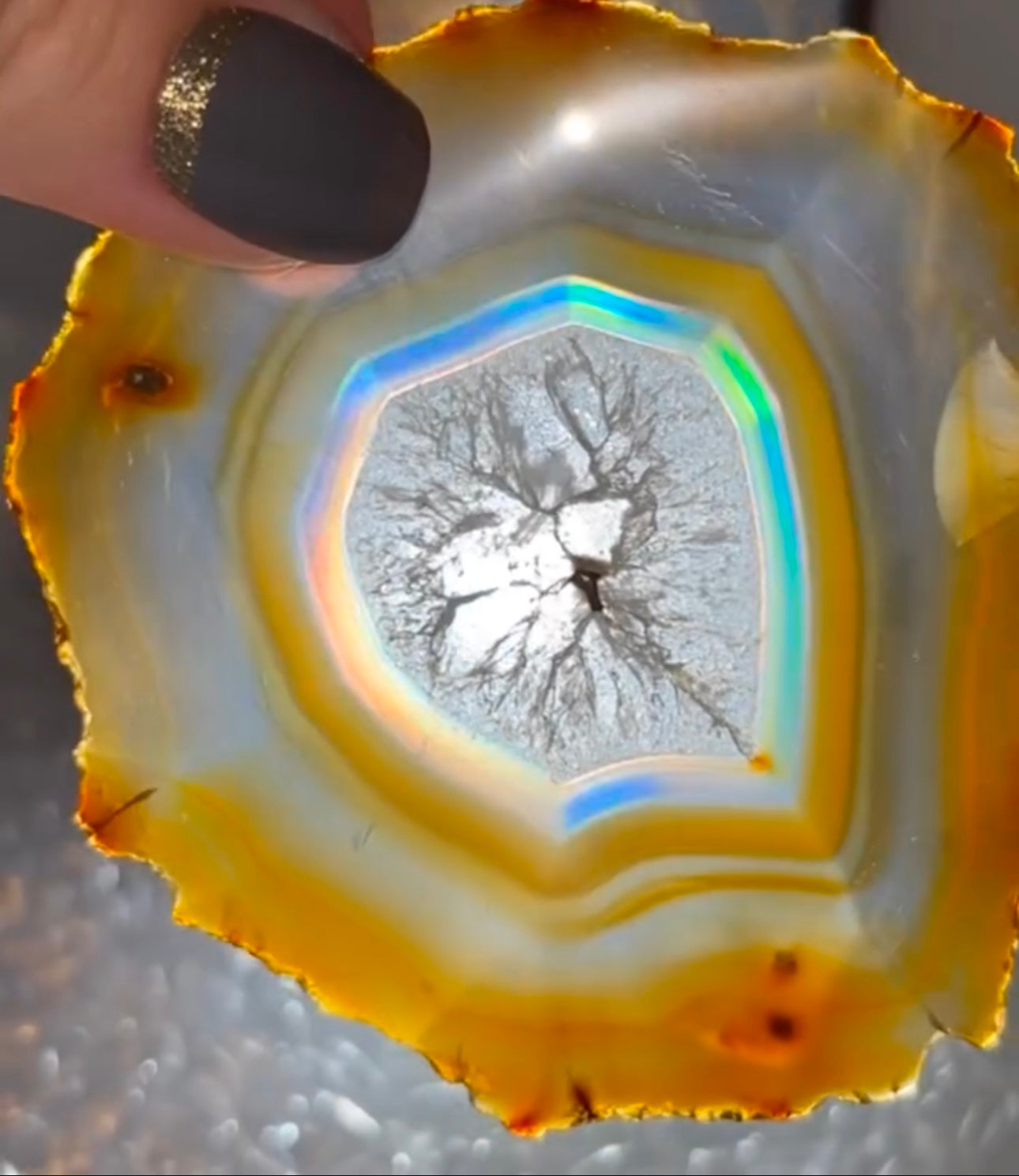 Indonesian Iris Agate Slabs