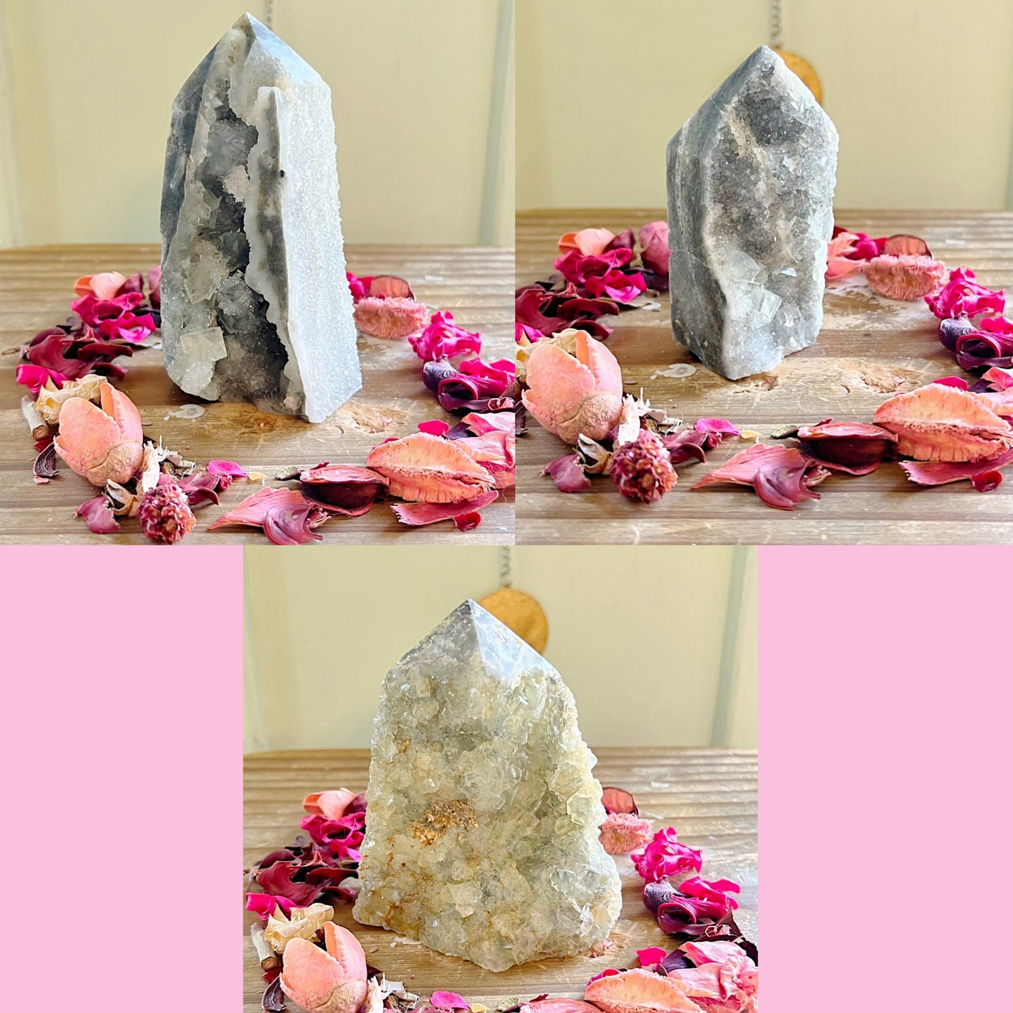 Green Cubic Fluorite Towers