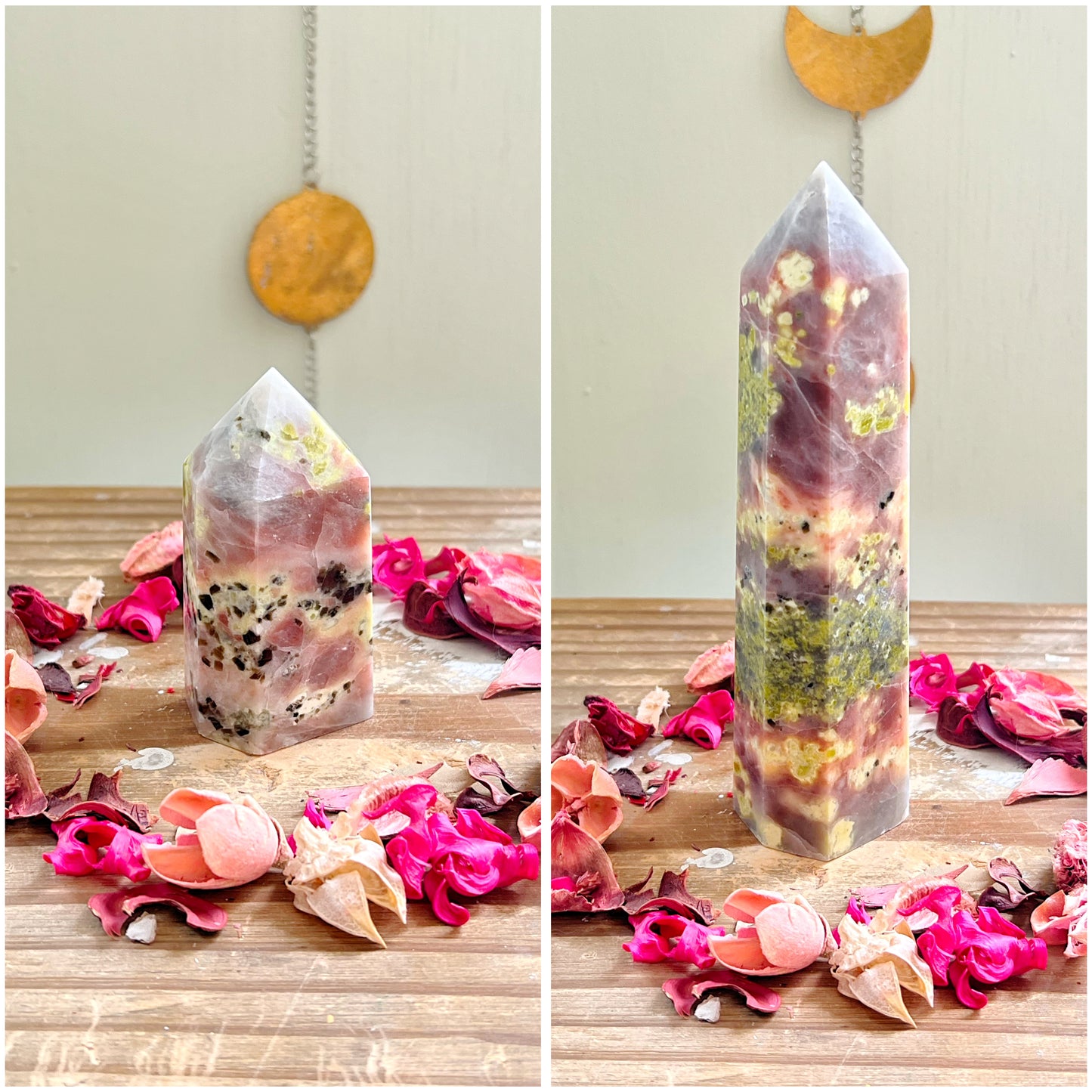Peach Blossom Tourmaline Towers