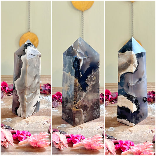 Volcano Agate Towers UV REACTIVE