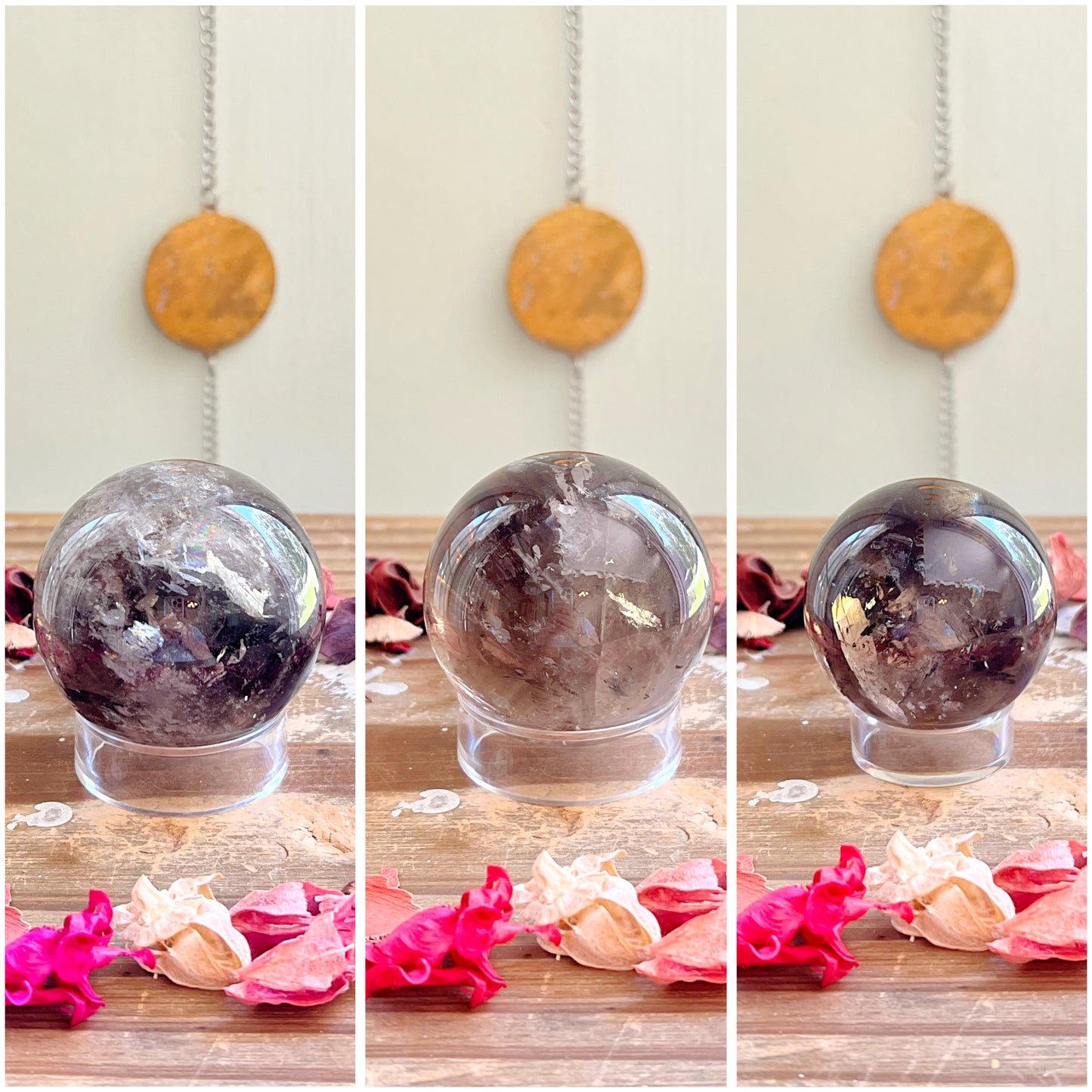 Smoky Quartz Spheres