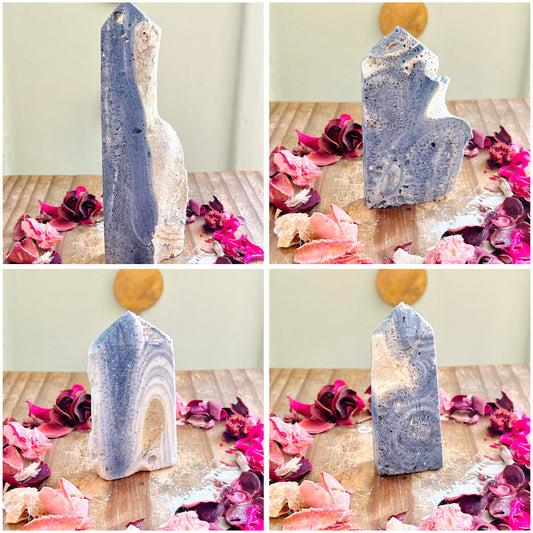 Fossilized Blue Coral Towers