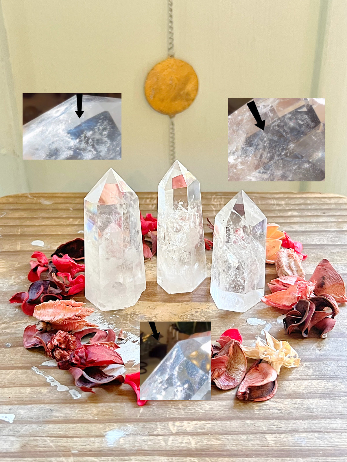 Blue Needle Quartz Towers