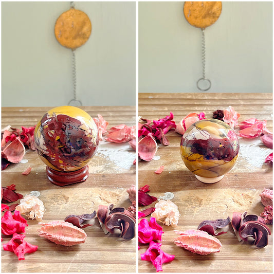 Mookaite Spheres