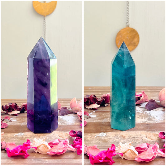 Chunky Fluorite Towers