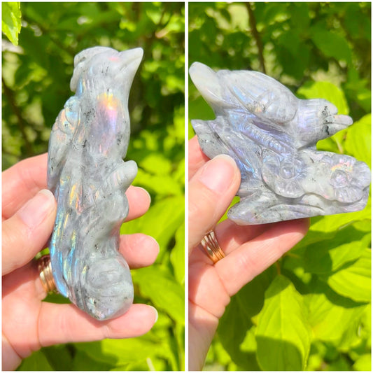 Labradorite Bird Carvings