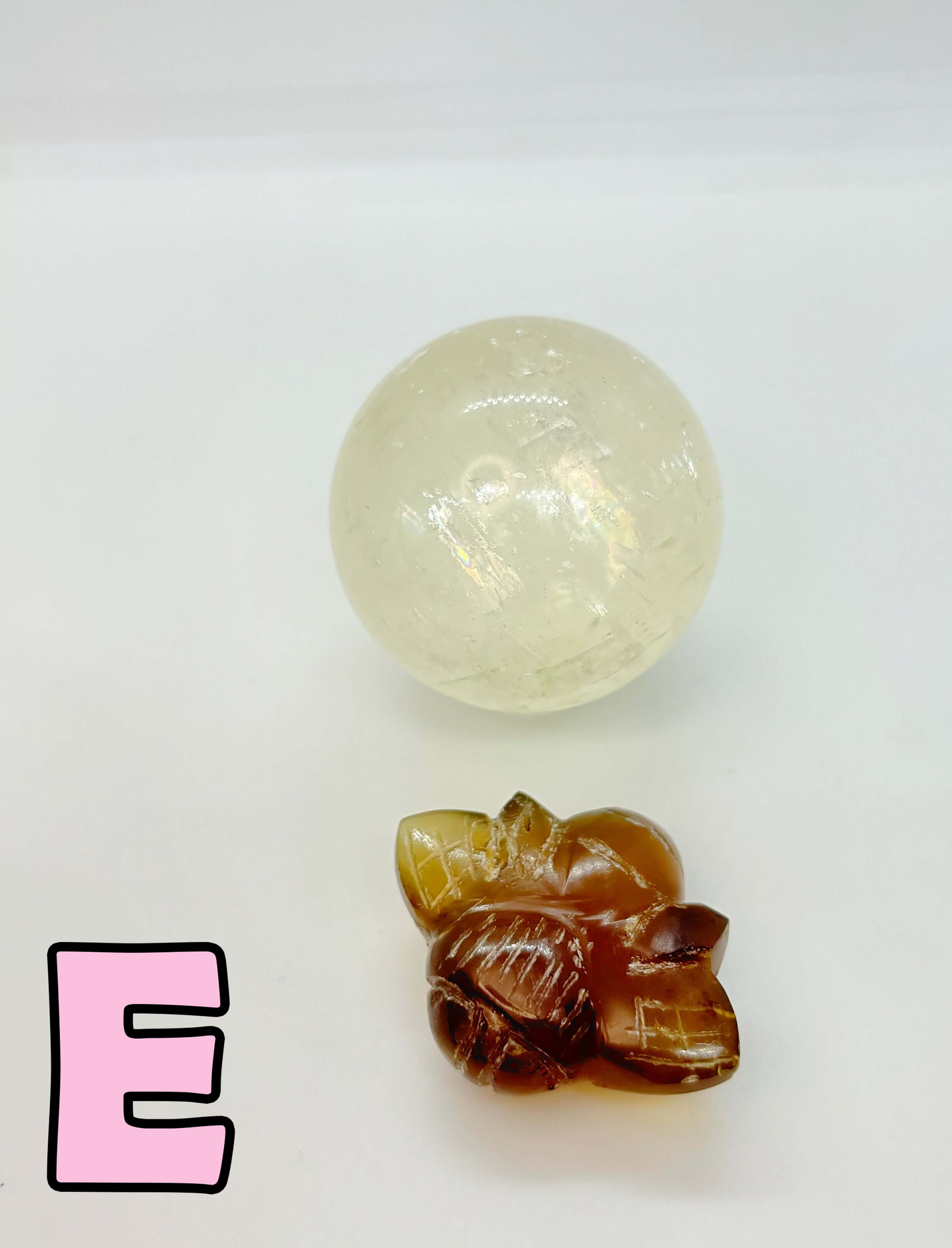 Rose and Quartz - Bundles - Amber and Honey Calcite Bee Bundle E