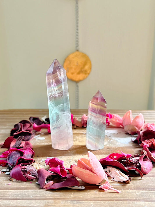 Rose and Quartz - Towers - Candy Fluorite Towers