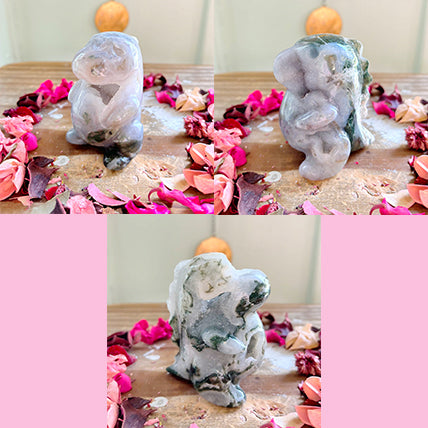 Rose and Quartz - Carvings - Chunky Dinosaur Carvings