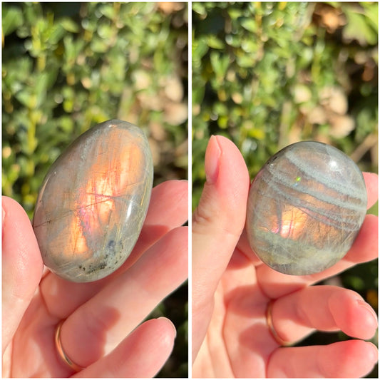 Sunset Labradorite Palm Stones