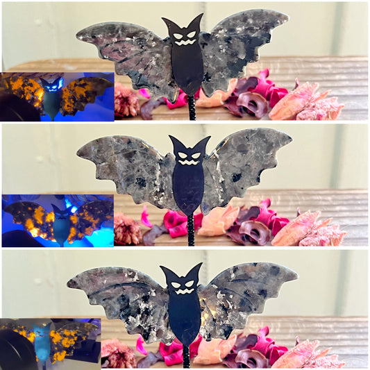 Yooperlite Bats on Stands UV REACTIVE