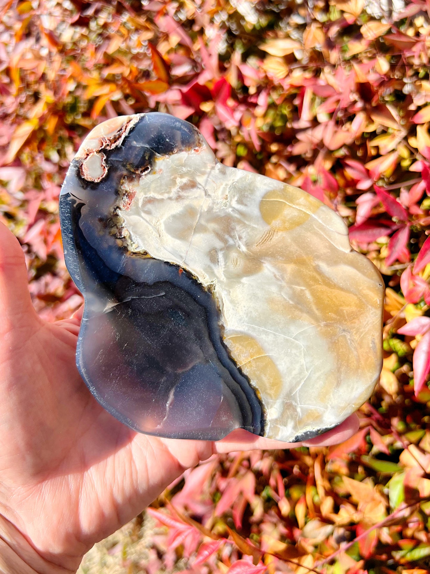 Volcano Agate Bowl UV REACTIVE