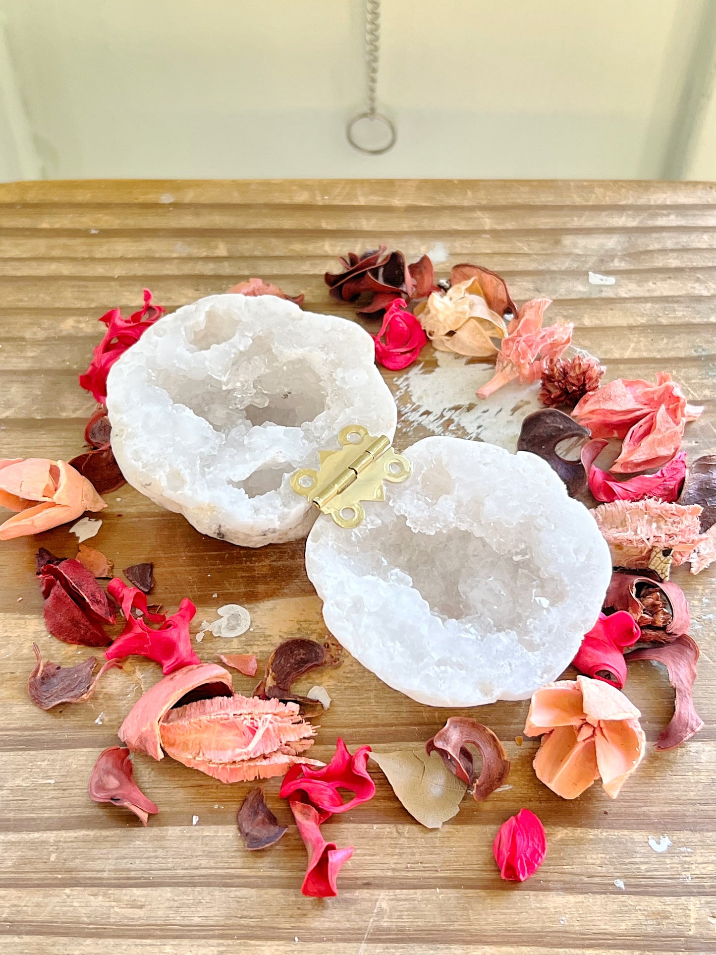 Druzy Quartz Jewelry Box