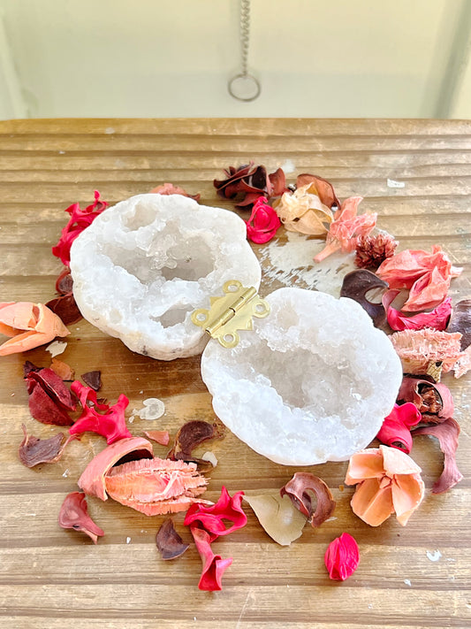 Druzy Quartz Jewelry Box