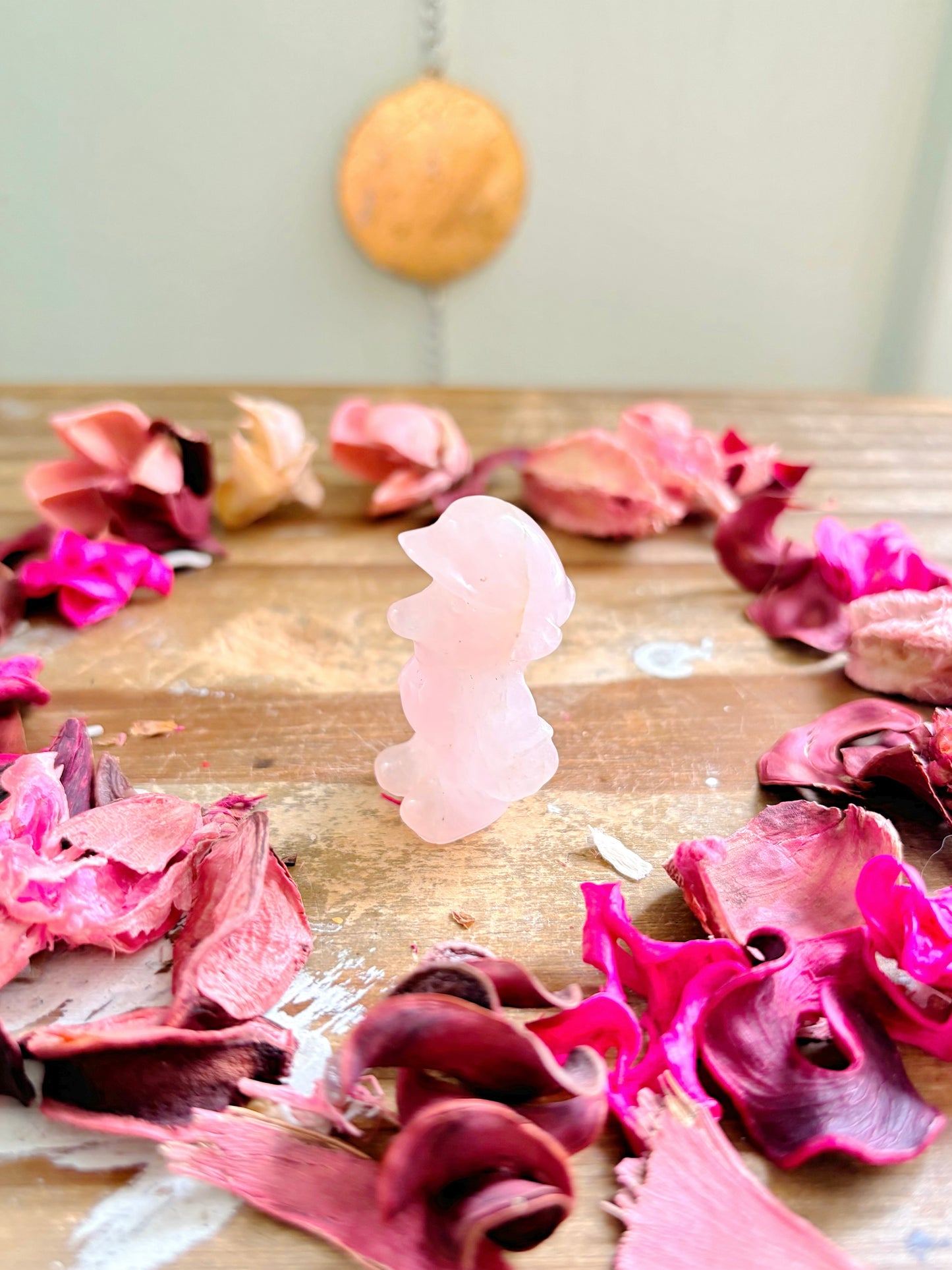 Rose Quartz Mario Carving