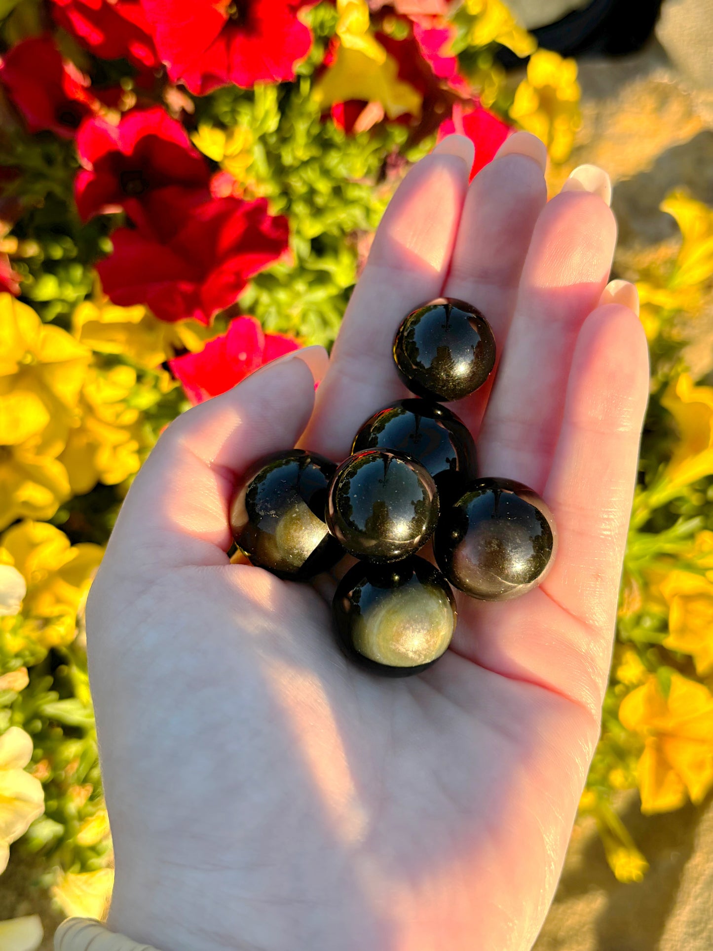 Rainbow Obsidian Mini Spheres