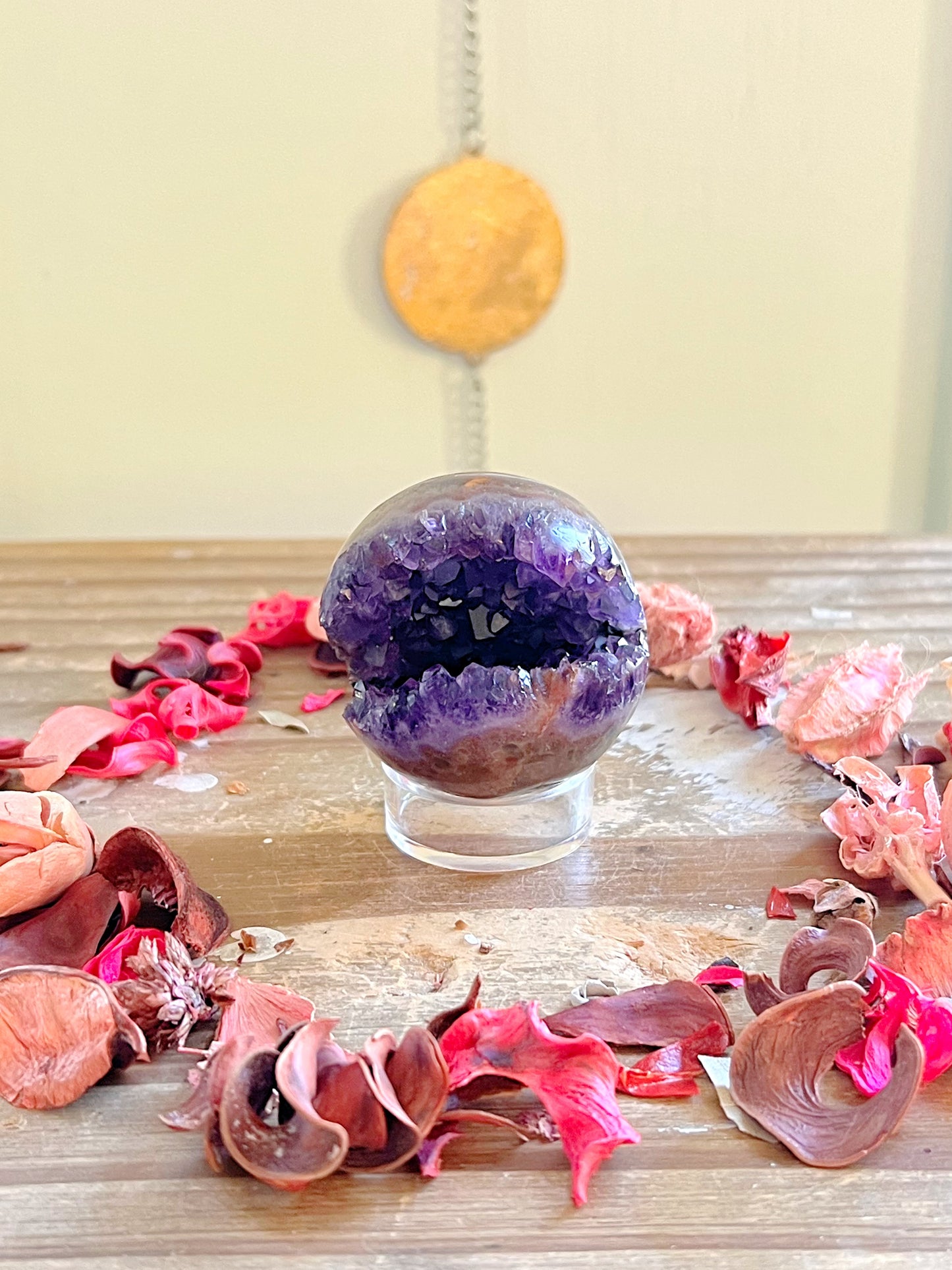 Druzy Amethyst Sphere
