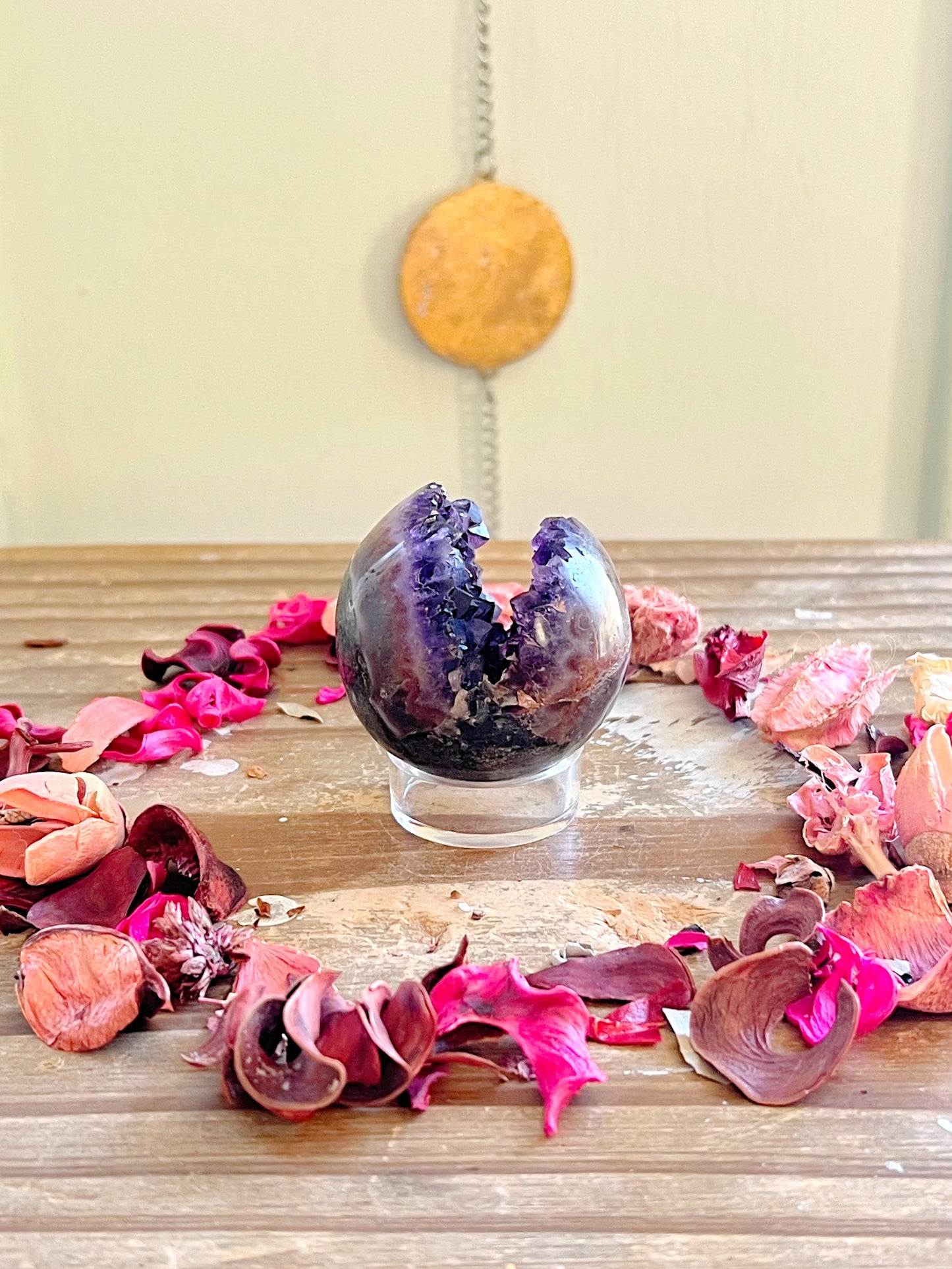 Druzy Amethyst Sphere