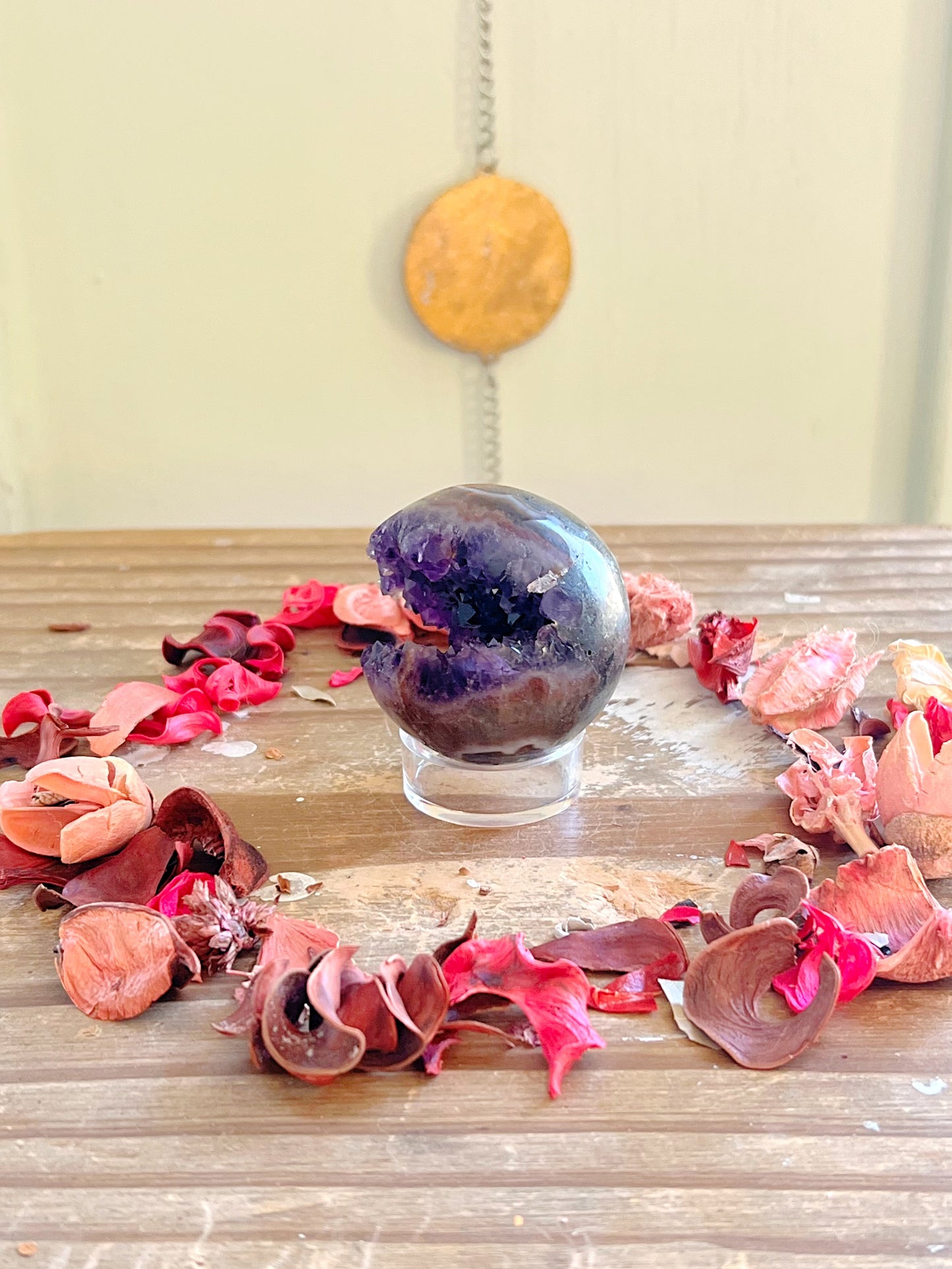 Druzy Amethyst Sphere