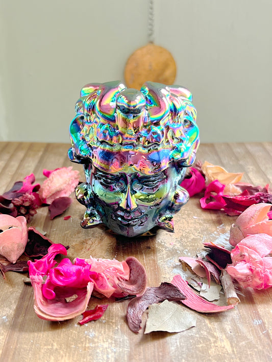 Titanium Aura Obsidian Medusa
