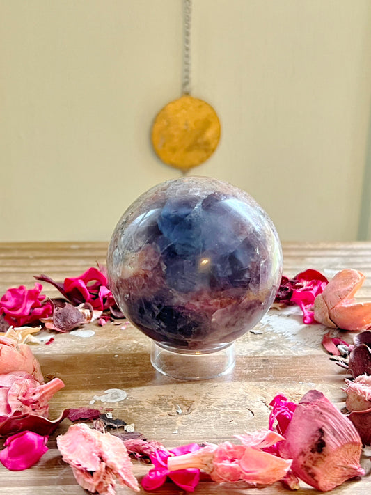 Blue Fluorite Sphere