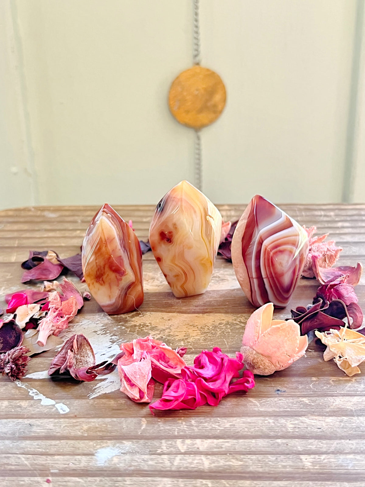 Red Banded Agate Flames